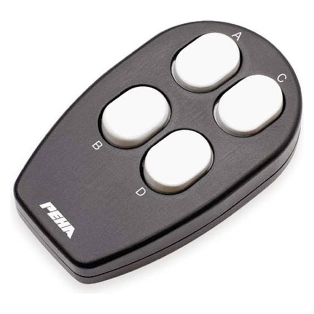 Peha Mini-Handsender (Gerätespezifische Fernbedienung, Radio Frequency (RF)), Fernbedienung, Schwarz