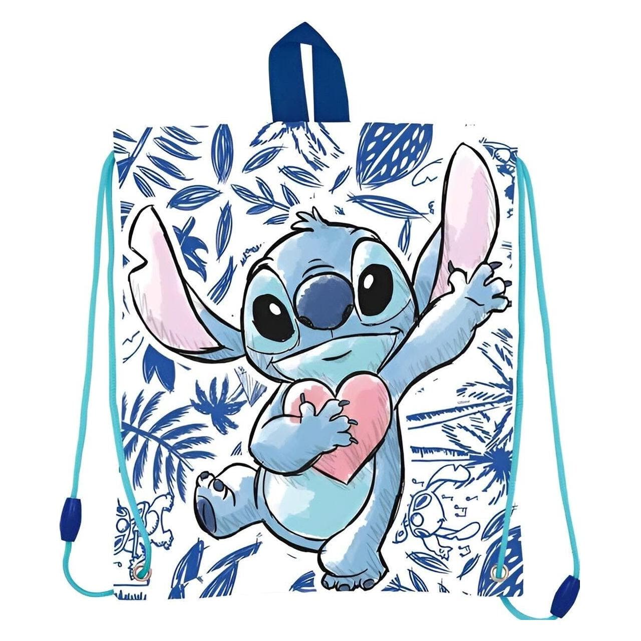Generic Flat Snack Bag Stitch, Lunchbox, Blau, Mehrfarbig, Weiss