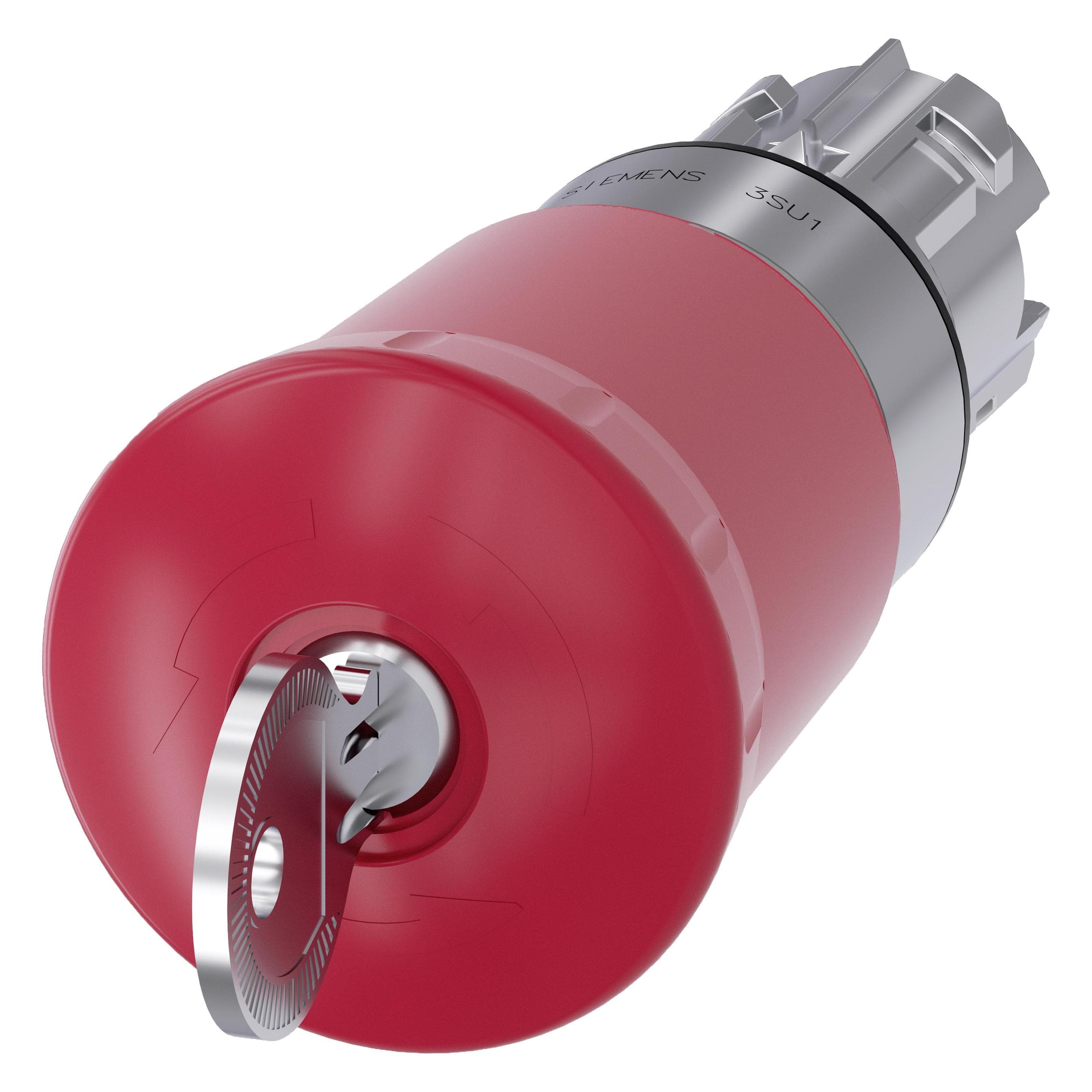 Siemens Indus.Sector Not-Halt-Pilzdrucktaster 3SU1050-1HN20-0AA0, Schalter + Taster, Rot