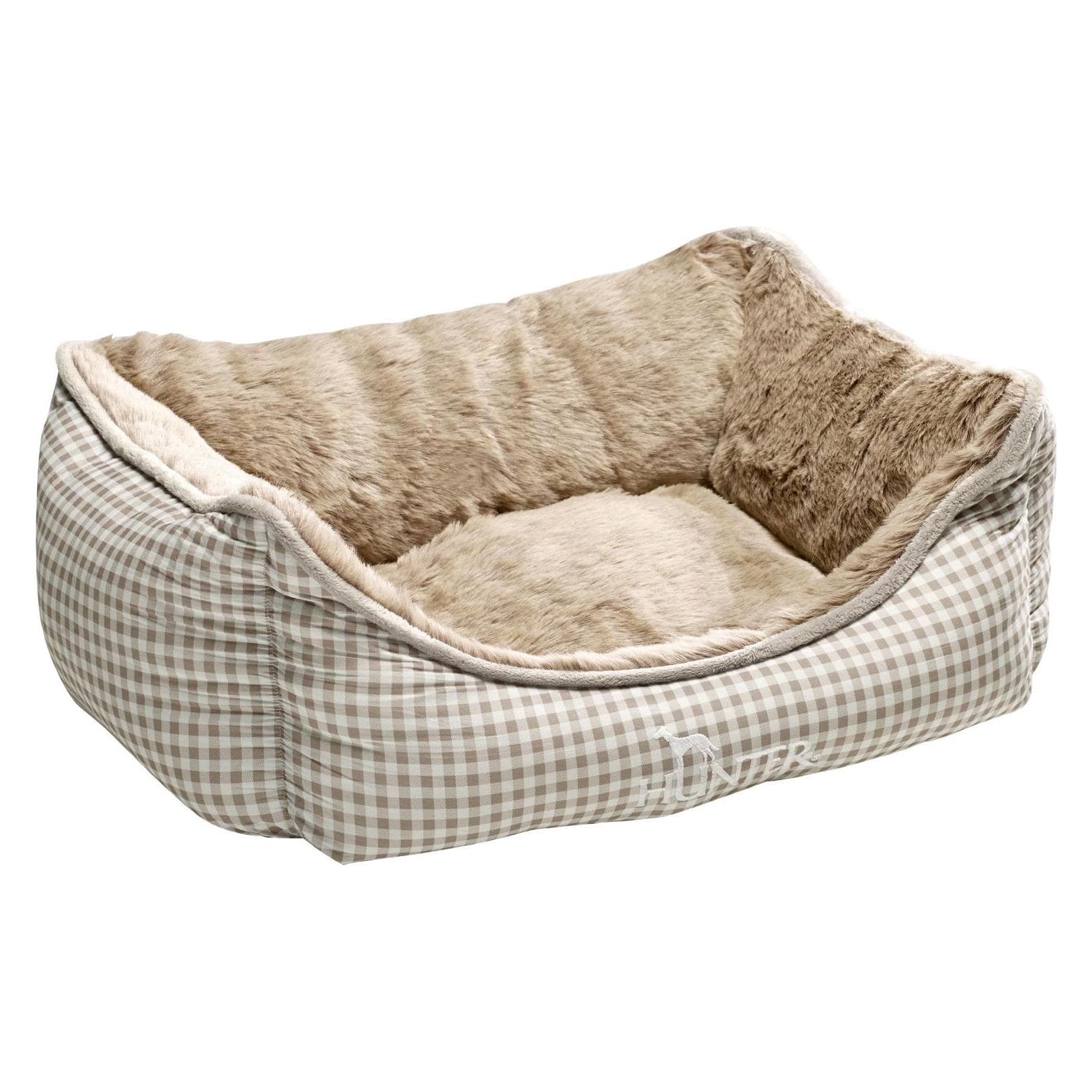 Hunter Hundesofa Astana mit Fellimitat (Hund), Hundebett + Katzenbett