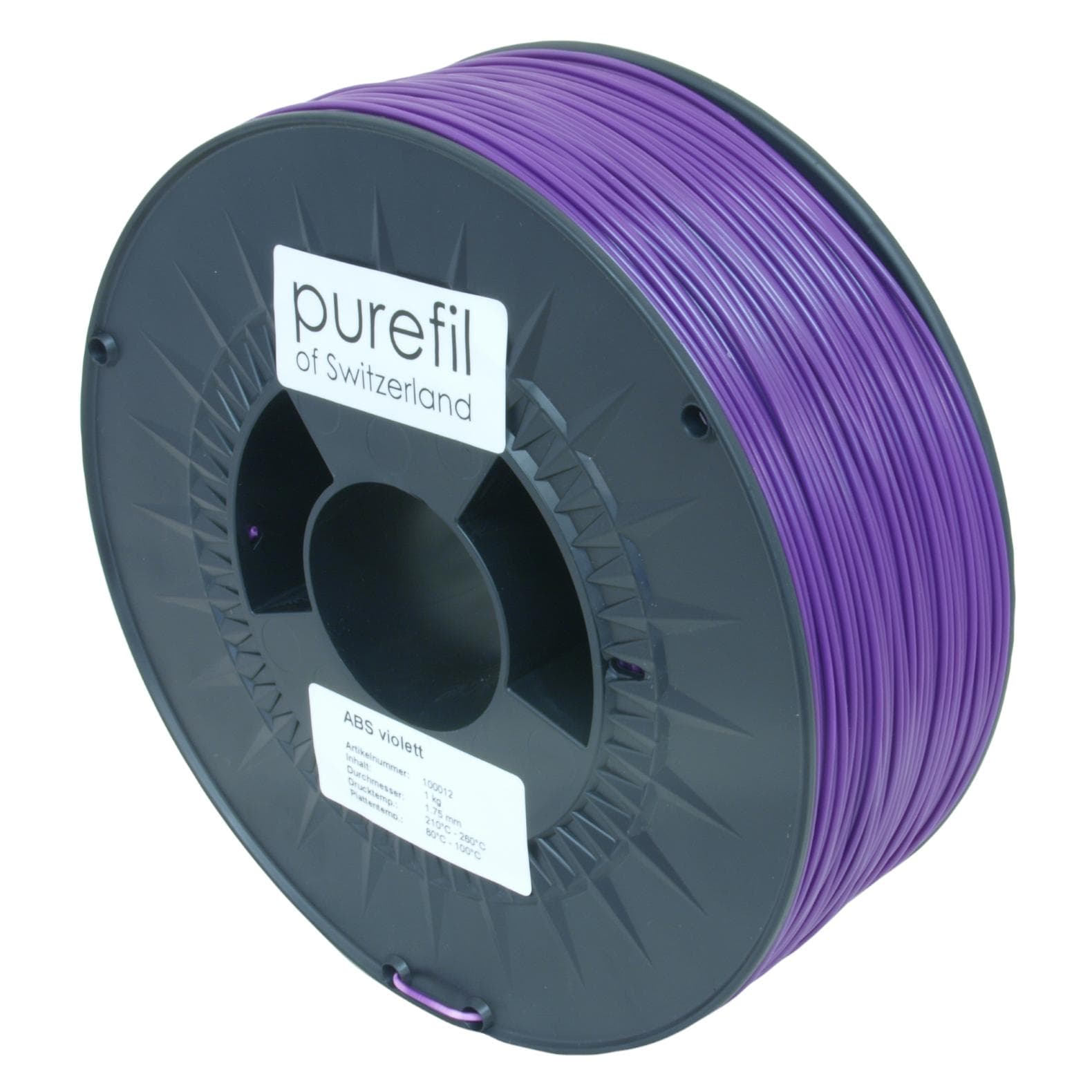 Purefil Filament (ABS, 1.75 mm, 1000 g), 3D Filament, Violett