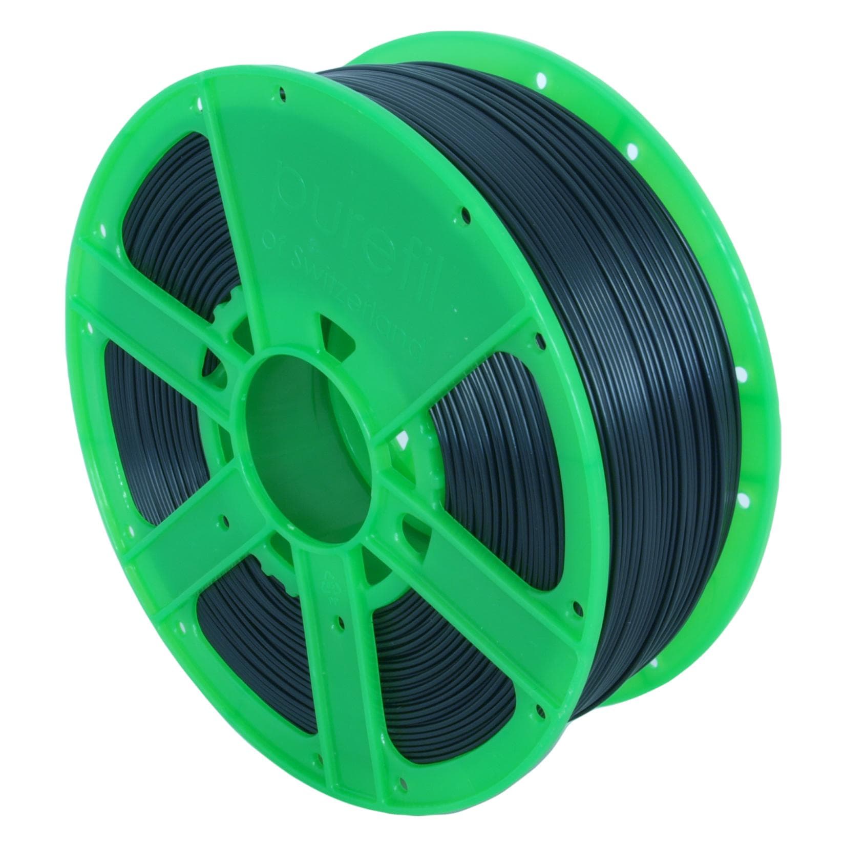 Purefil Filament (ABS, 1.75 mm, 1000 g), 3D Filament, Schwarz