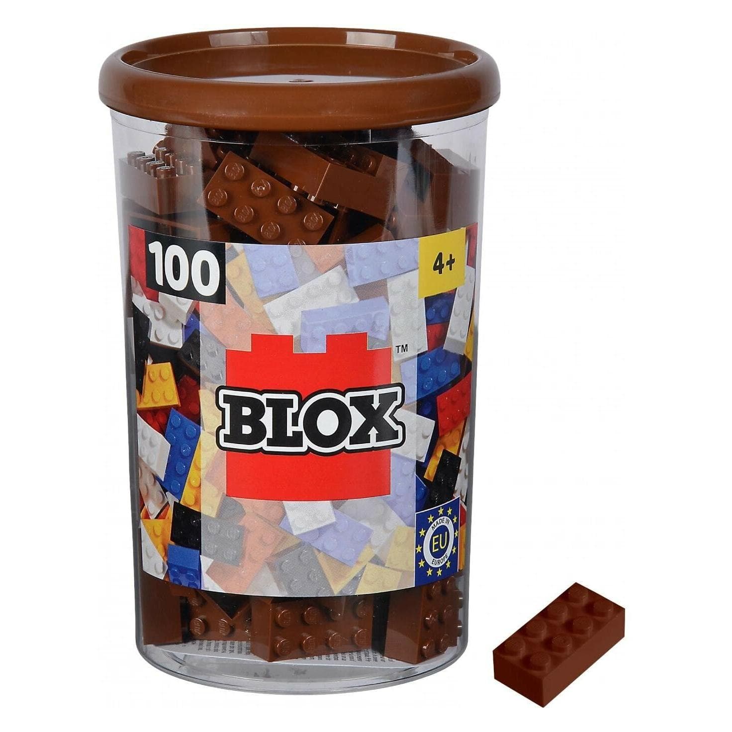Androni Blox 100 braune 8er Steine in Dose