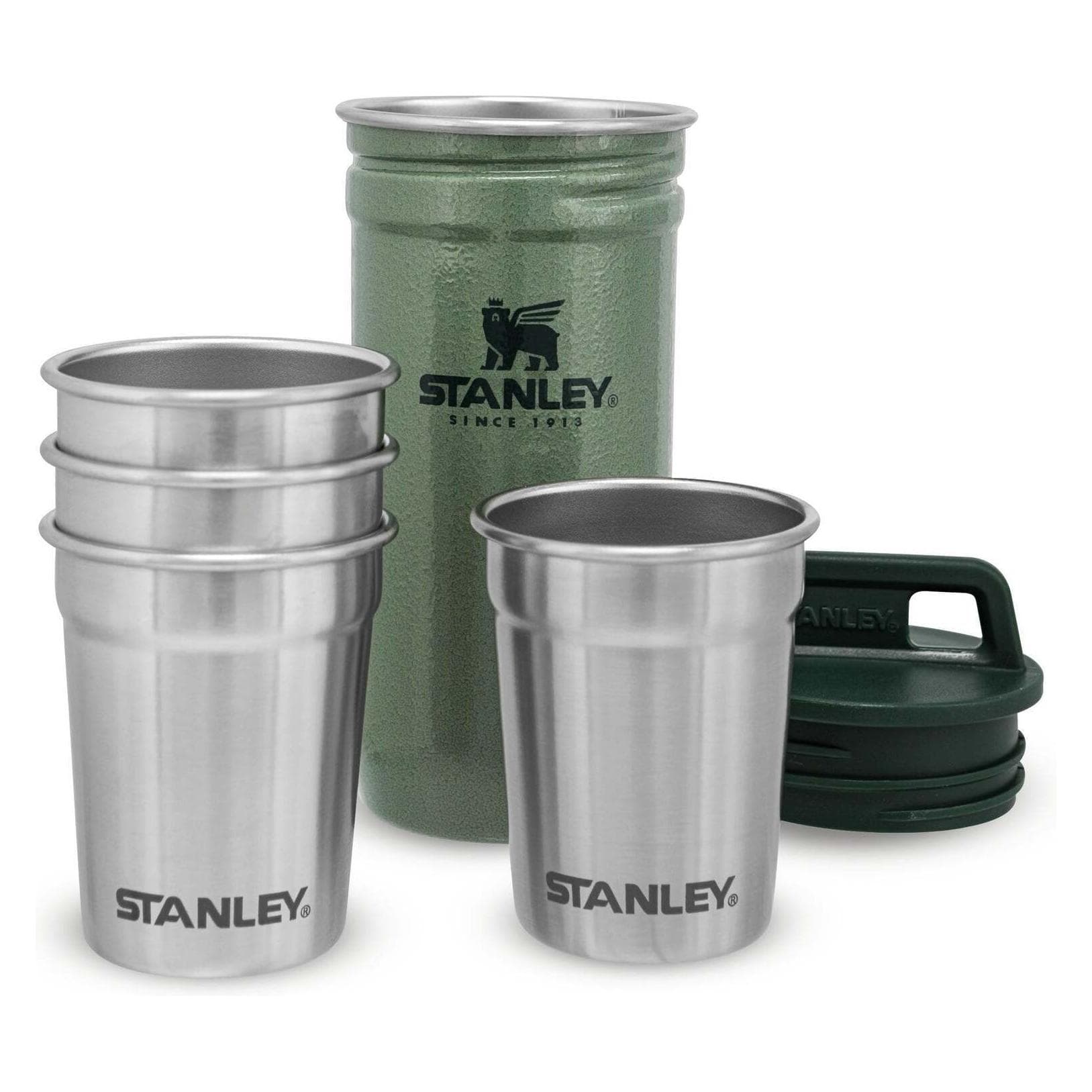 Stanley 1913 Adventure Nesting Shot Glass Set, Cocktailgläser, Grün