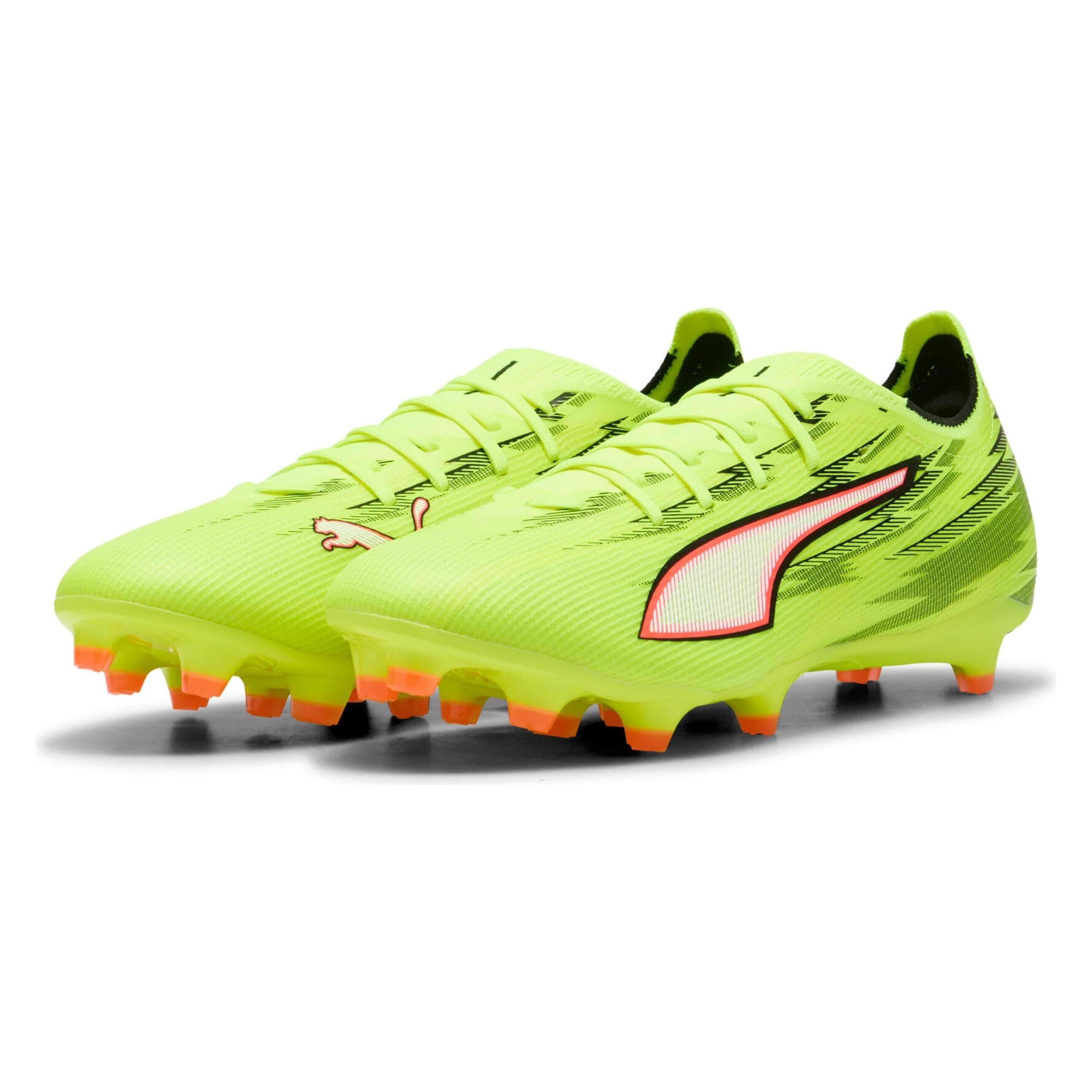 Puma, Unisex, Fussballschuhe, Ultra 6 Match Fg/Ag (43), Gelb, Grün, Schwarz, Mehrfarbig