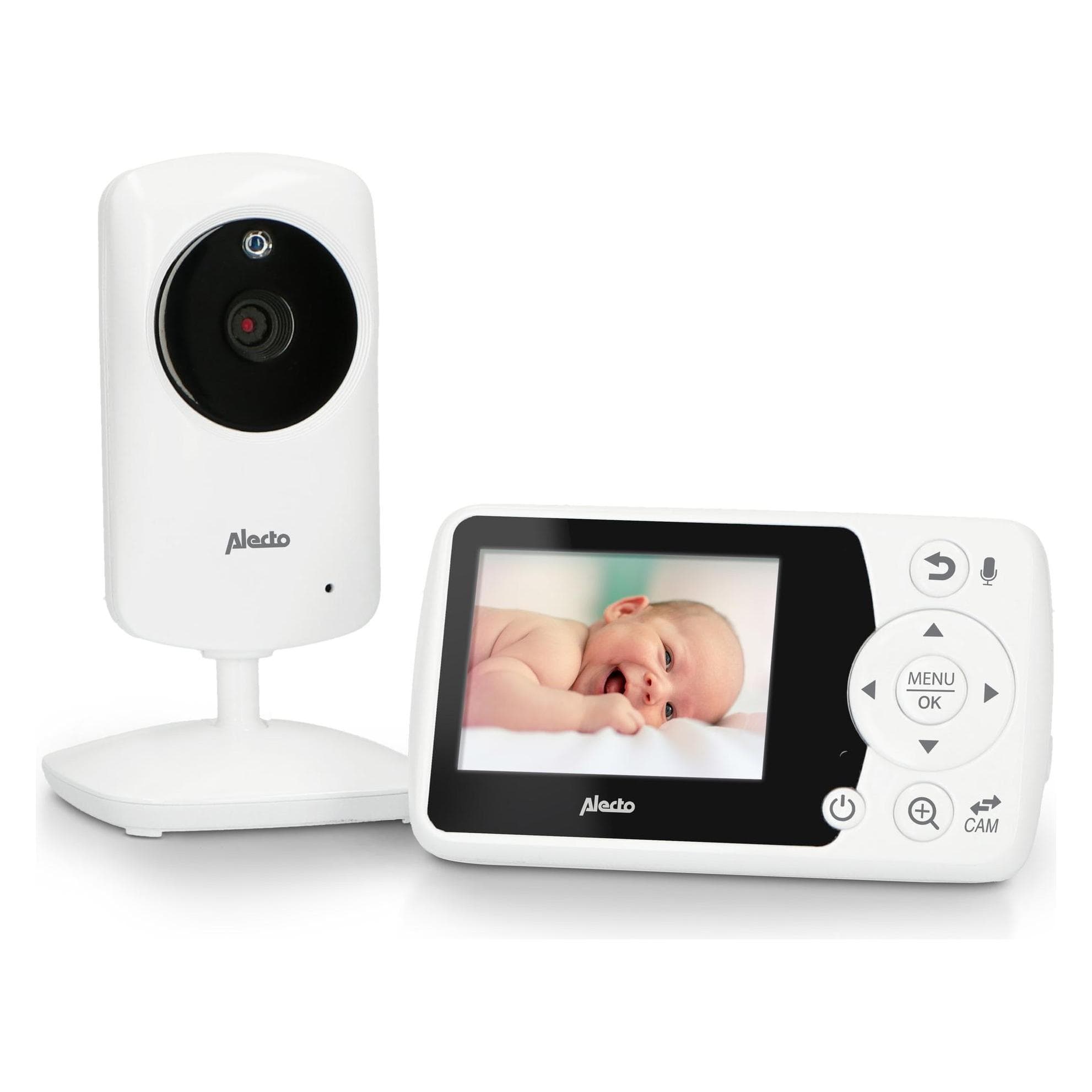 Alecto, Babyphone, Babyüberwachungsgerät mit Kamera (Babyphone mit Kamera, 300 m)