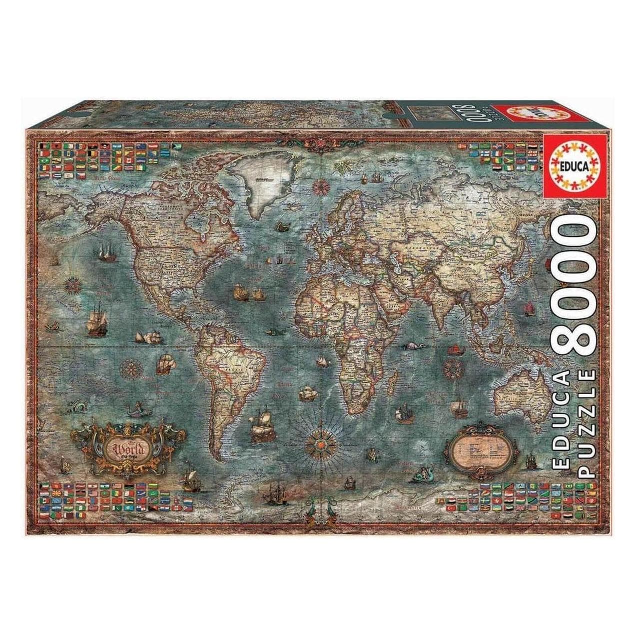 Educa Historische Weltkarte (8000 Teile)