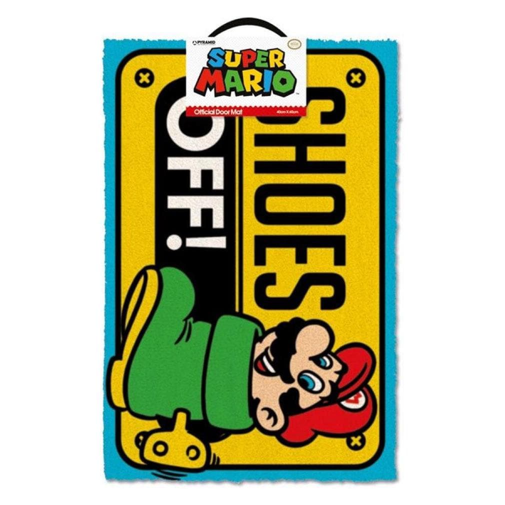 Pyramid, Fussmatte, Super Mario Fussmatte Shoes Off (60 x 60 cm)