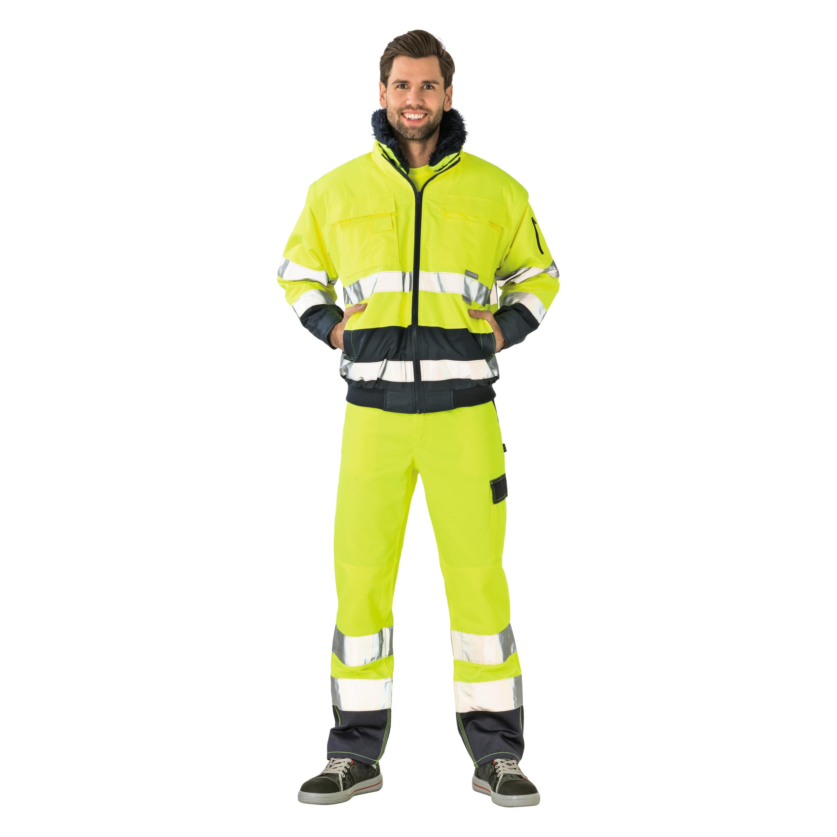 Planam, Arbeitsjacke, Warnschutzjacke (XXL)