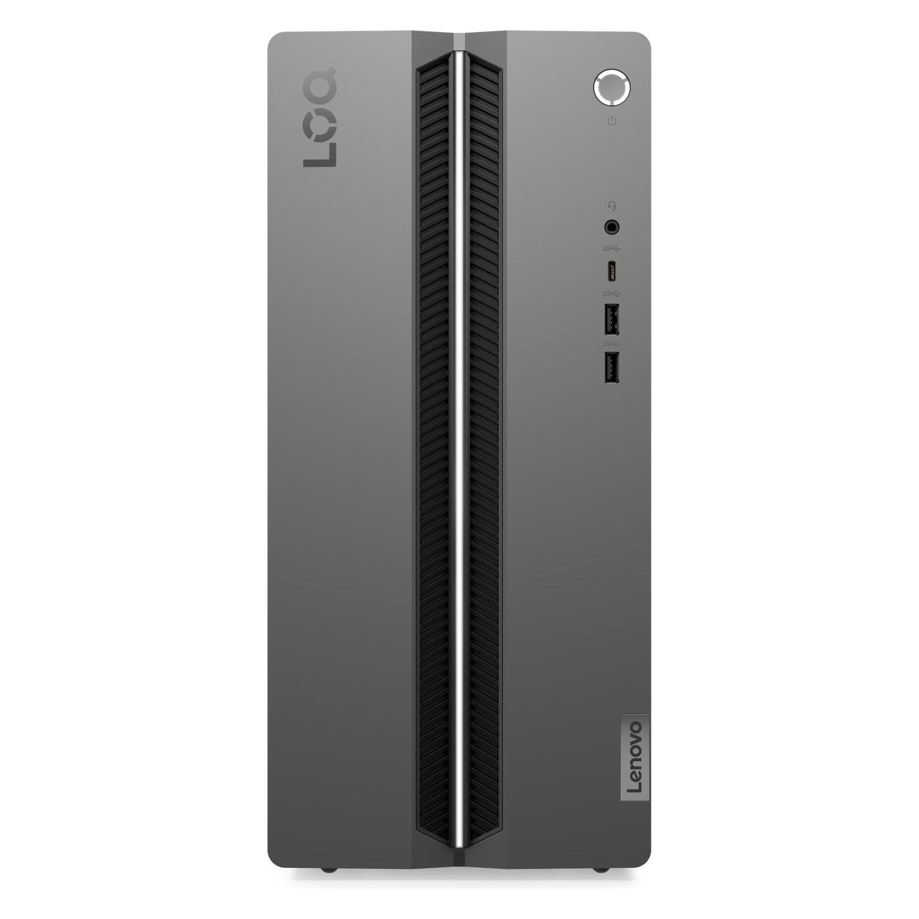 Lenovo LOQ Tower 17IRR9 (1000 GB, 16 GB, Intel Core i5-14400F, GeForce RTX 5060), PC, Grau, Schwarz