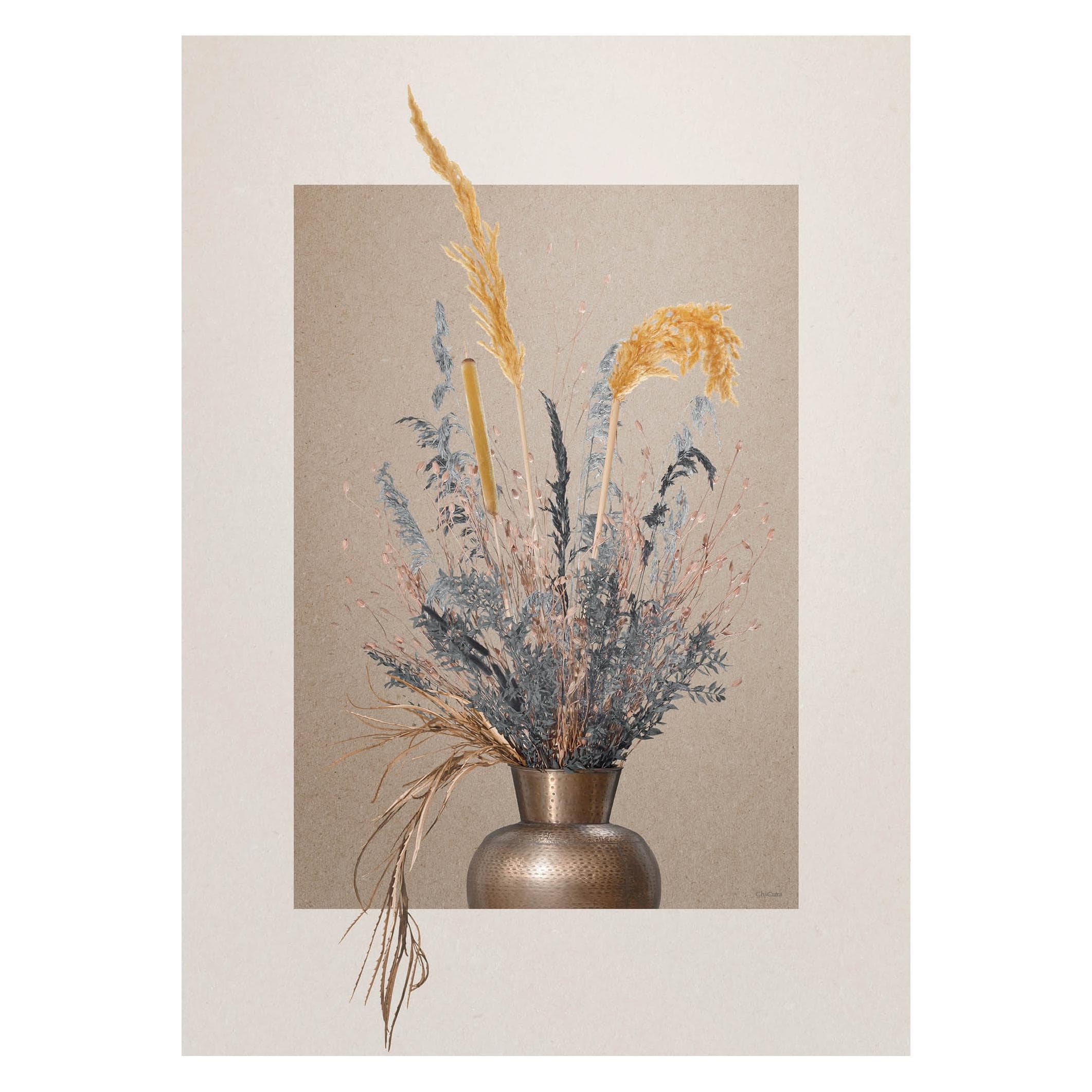 ChiCura, Bilder, Vintage Flower Deco 3 (29.50 x 42 cm)