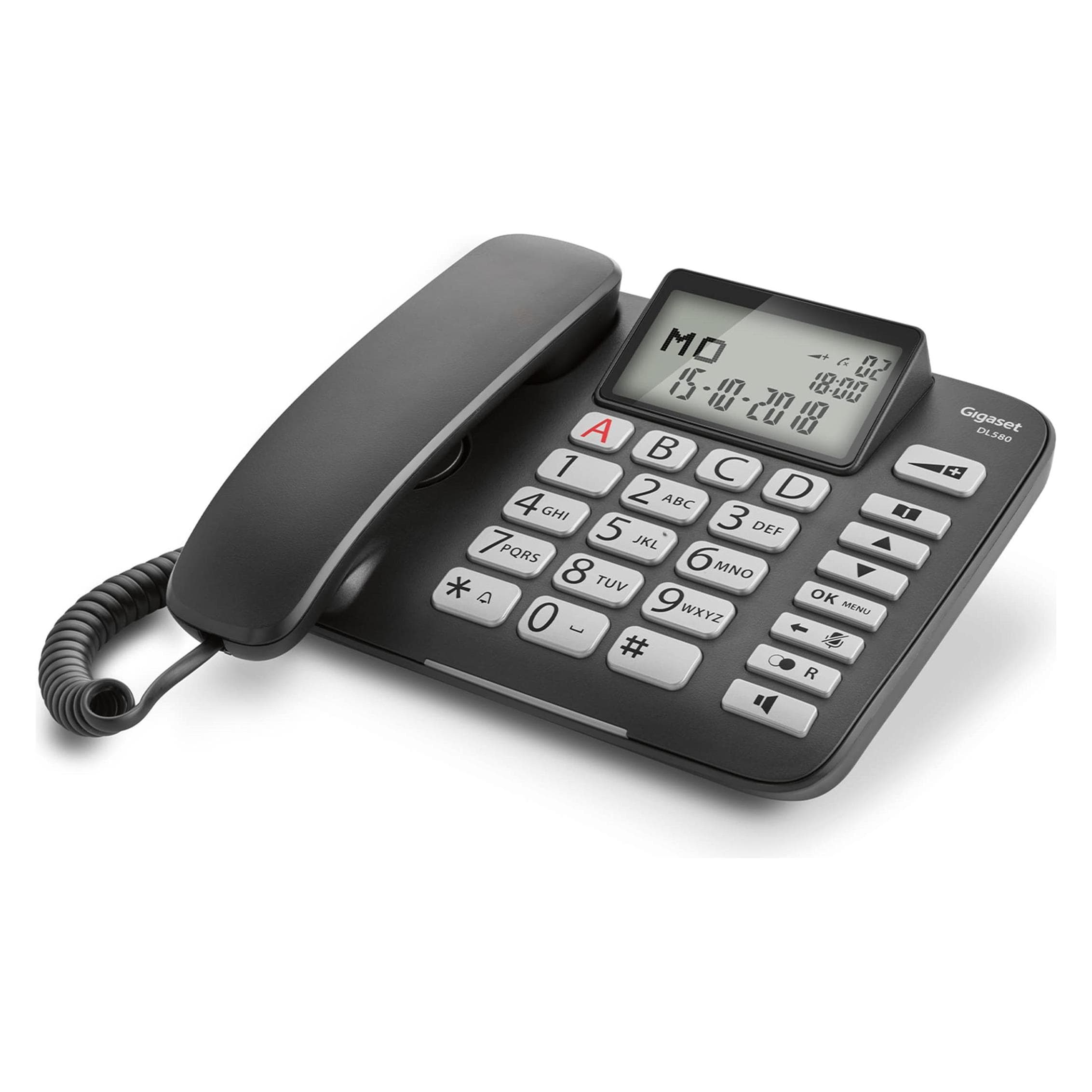 Gigaset DL580 (DE-Version), Telefon, Schwarz