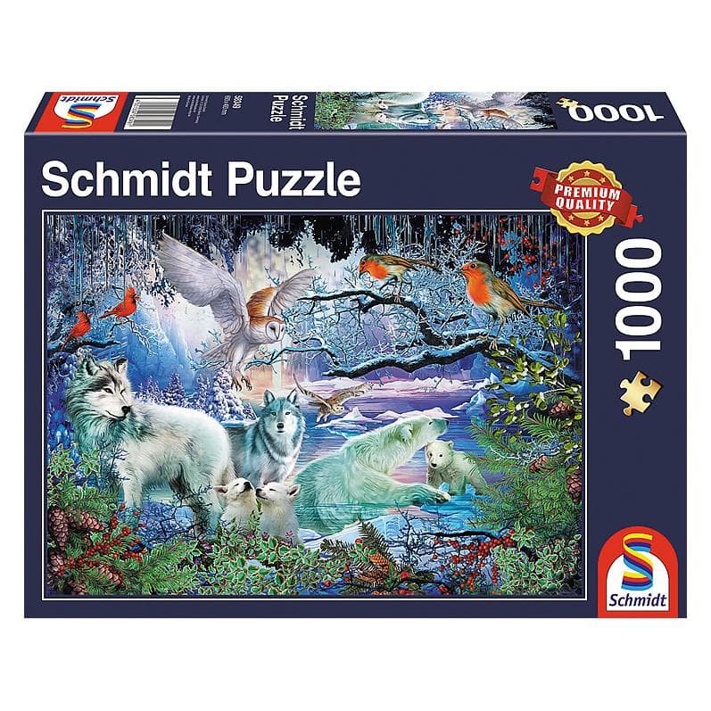 Schmidt Spiele Wölfe im Winterwald (1000 Teile)