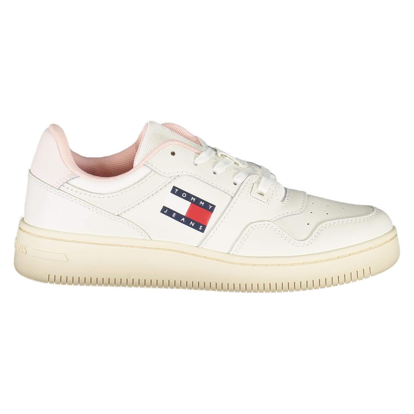 Tommy Hilfiger, Damen, Sneakers, Tjw Retro Basket Ess, Rosa, Weiss, (36)