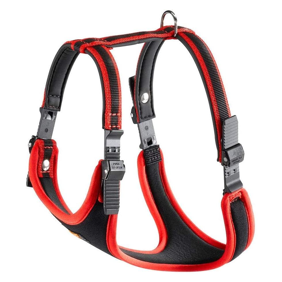 Ferplast Ergocomfort P belts L red (L, Hund, Spazieren), Halsband + Leine