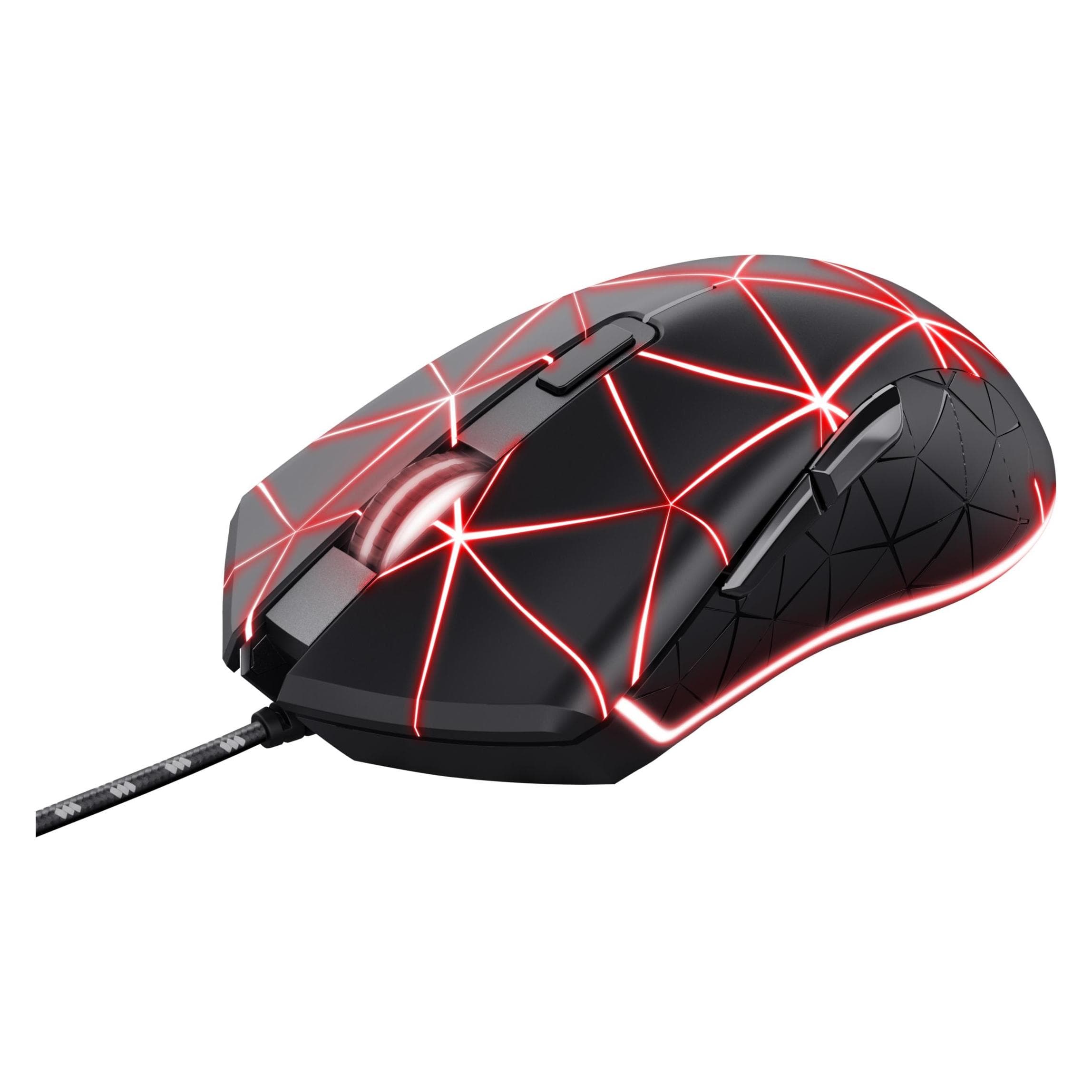 Trust GXT 133 Locx (Kabelgebunden), Maus, Schwarz