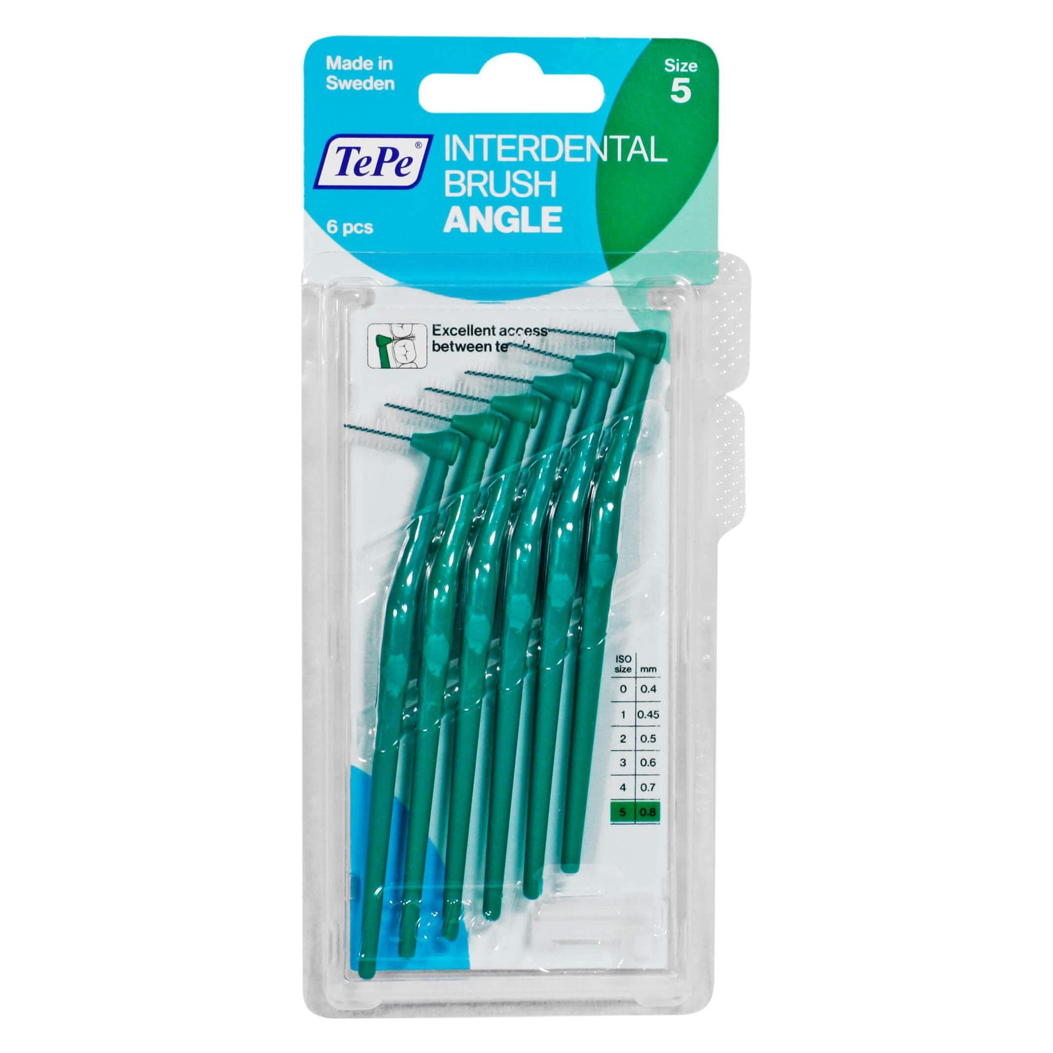 TePe, Interdentalbürste, Interdentalbürsten Angle ISO 5 (6x, 0.80 mm)