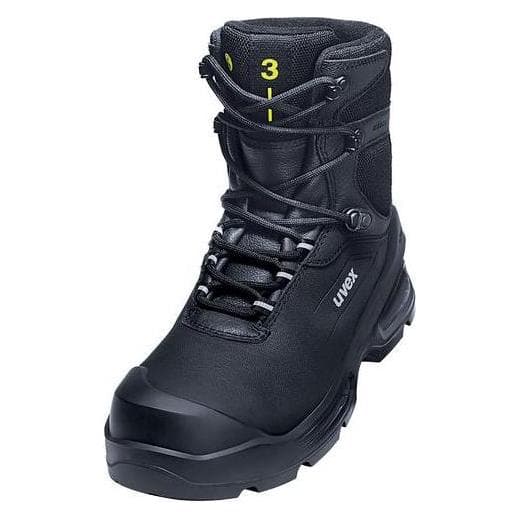 Uvex, Sicherheitsschuhe, 3 Stiefel S3L 68772 schwarz Weite 11 Grösse 38 (S3, 38)