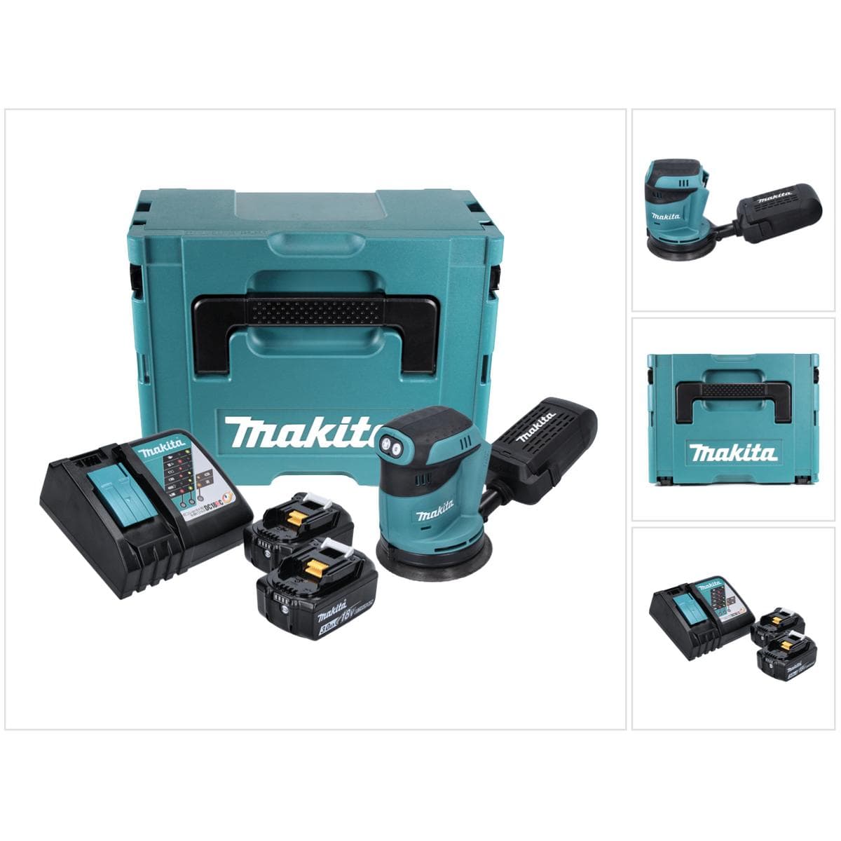 Makita, Schleifmaschine + Poliermaschine, DBO 180 (Exzenterschleifer)