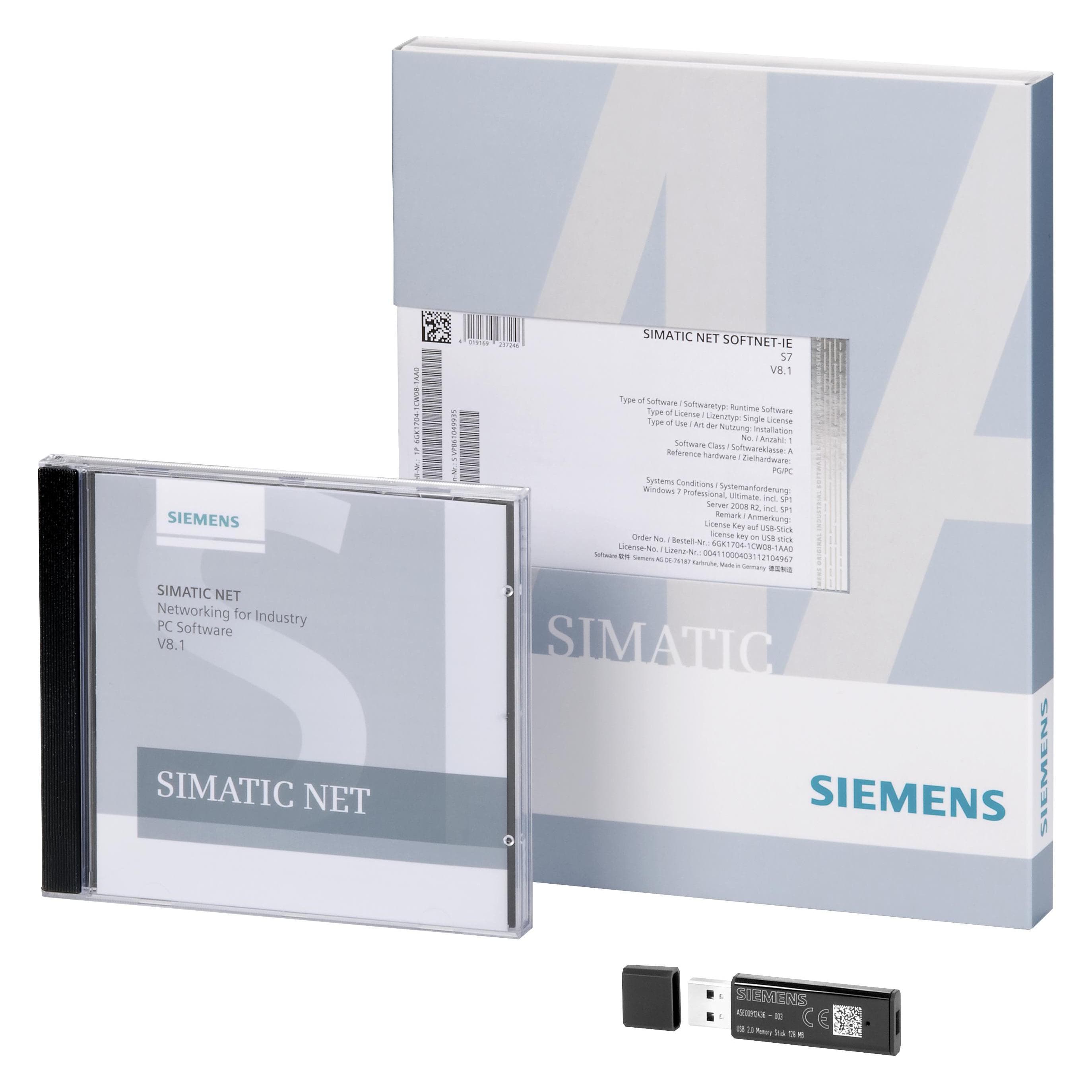 Siemens Ind. Ethernet SoftnetS7 Upgrade für V6.0 V6.1 V6.2u. ED. Software, Netzwerk Switch
