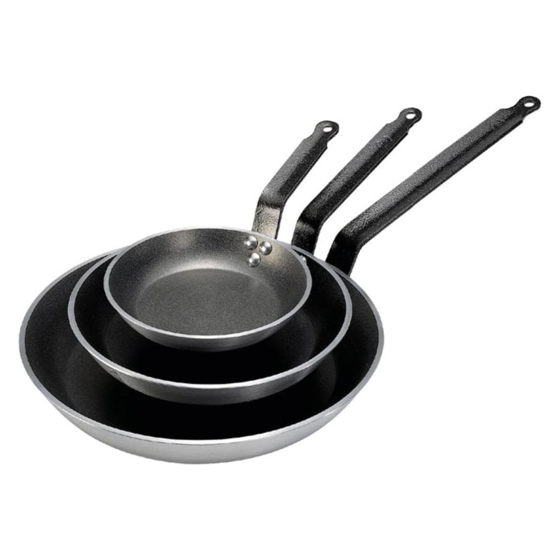 de Buyer Choc Resto Induction Bratpfanne Antihaft, Pfanne + Kochtopf, Schwarz