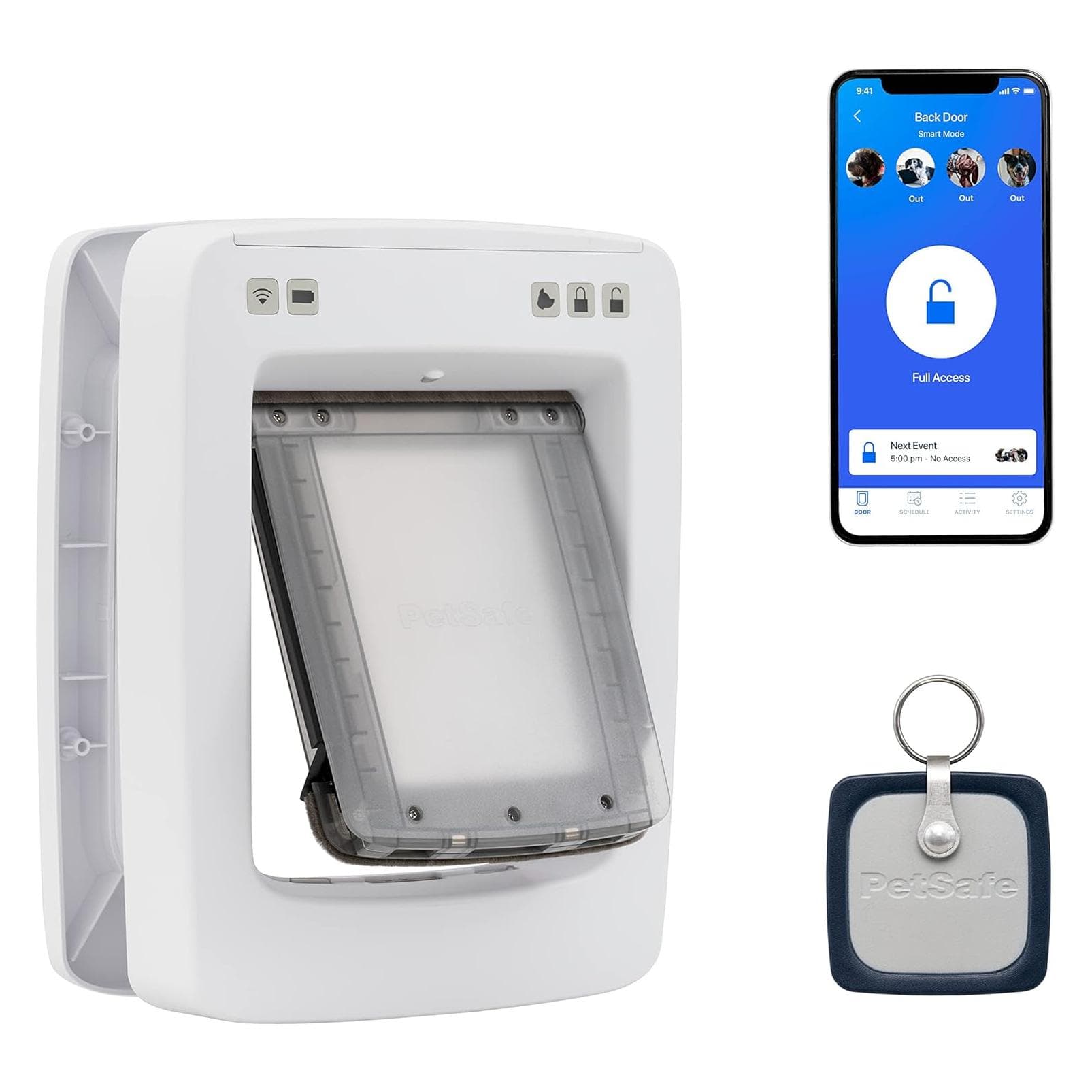 PetSafe SmartDoor (Mikrochip Katzenklappe), Katzentüre + Katzennetz