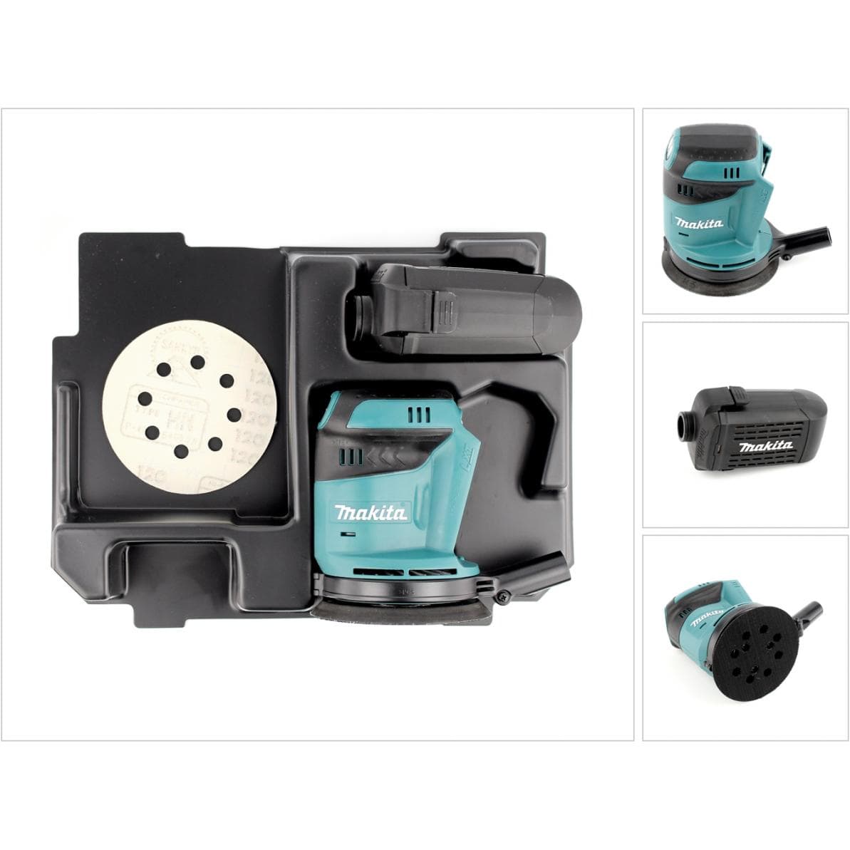 Makita, Schleifmaschine + Poliermaschine, DBO 180 (Exzenterschleifer)