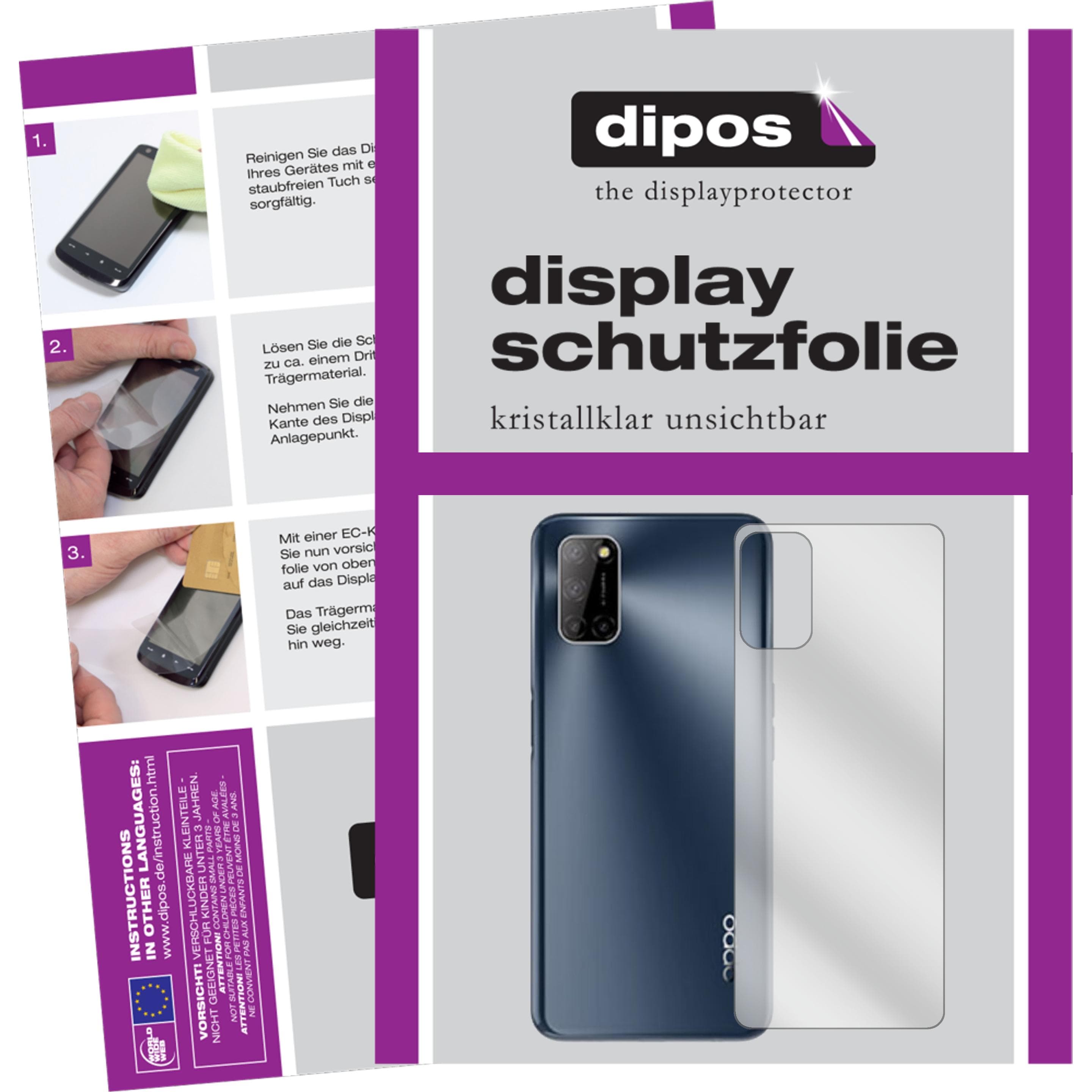 Dipos Displayschutzfolie Crystalclear (6 Stk., Oppo A52), Smartphone Schutzfolie, Transparent