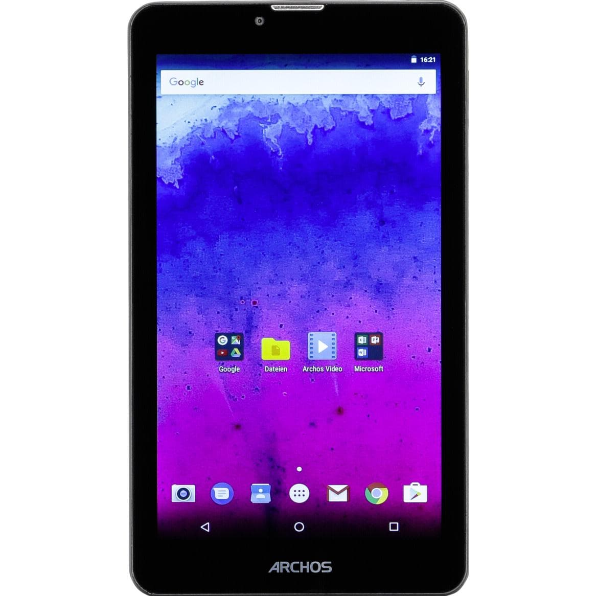 Archos Core 70 3G (3G, 6.95", 8 GB, Schwarz), Tablet, Schwarz