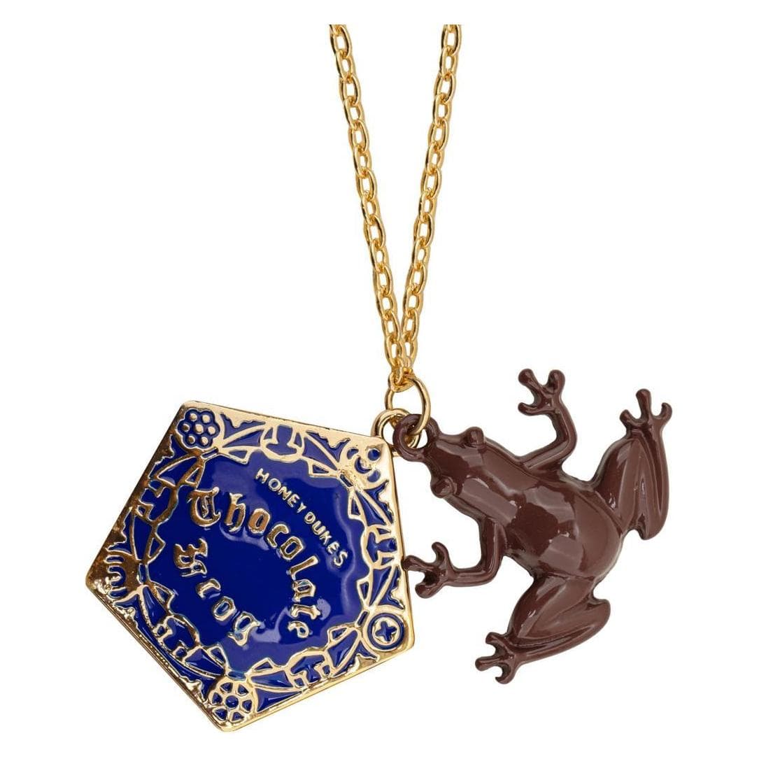 Cinereplicas, Halsschmuck, Harry Potter Halskette & Anhänger Chocolate Frog Ver. 2, (Eisen, Zink-Legierung, 50 - 56 cm)