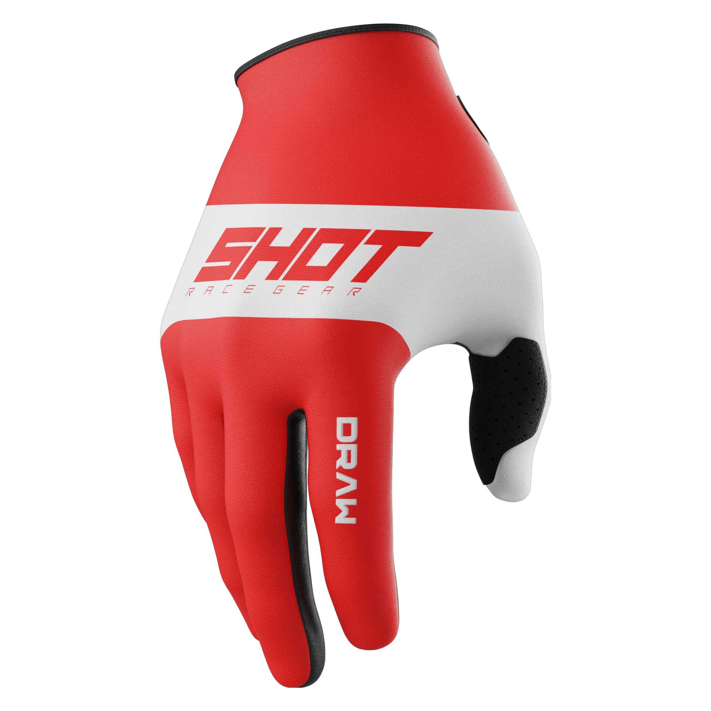 Shot racegear, Motorradhandschuhe, Kinderhandschuhe Shot Draw Sky Rot Gr.M (Jungen, M)