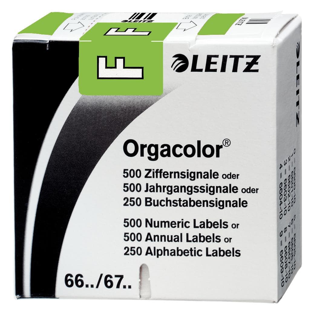 Leitz, Ordner Zubehör, Orgacolor Grün