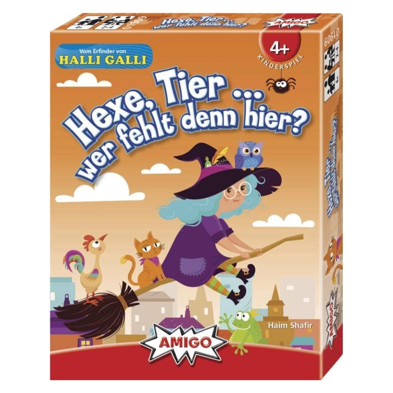 Amigo Hexe, Tier... wer fehlt denn hier? ab 4 Jahren, 2-4 Spieler, Dauer 10 Min. (Deutsch, 2 - 4 Spieler)