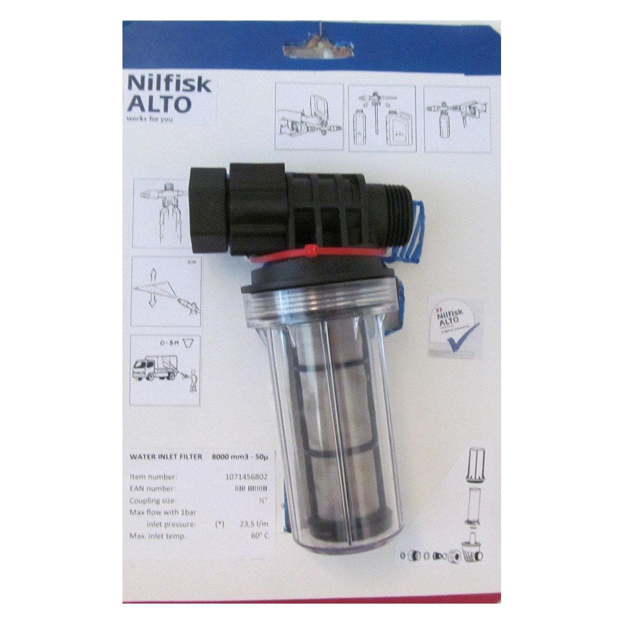 Nilfisk, Hochdruckreiniger, water filter for washing machines