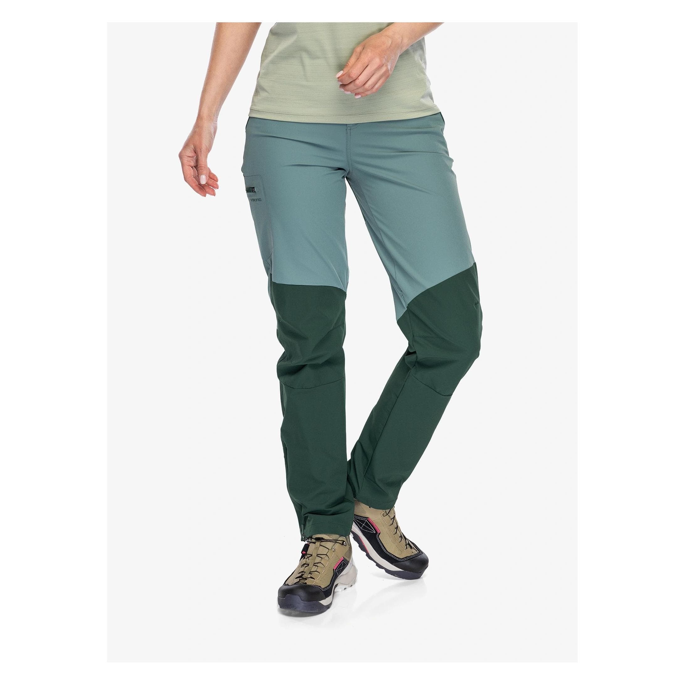 MGA, Damen, Outdoorhose, Viking Sequoia Bamboo Lady Hosen (L), Türkis
