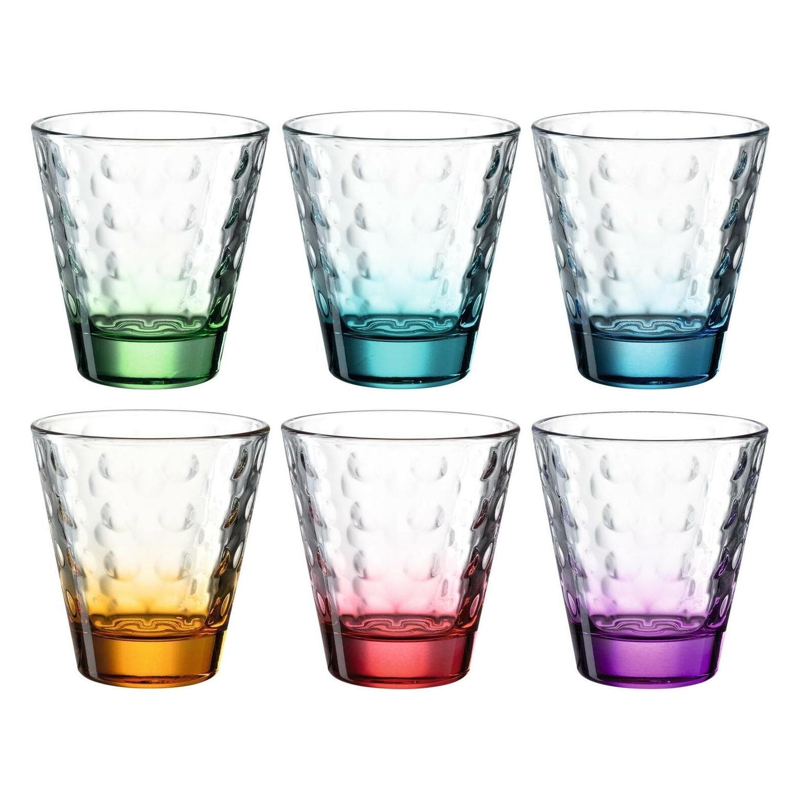 Leonardo Trinkglas Optic, Trinkgläser, Mehrfarbig