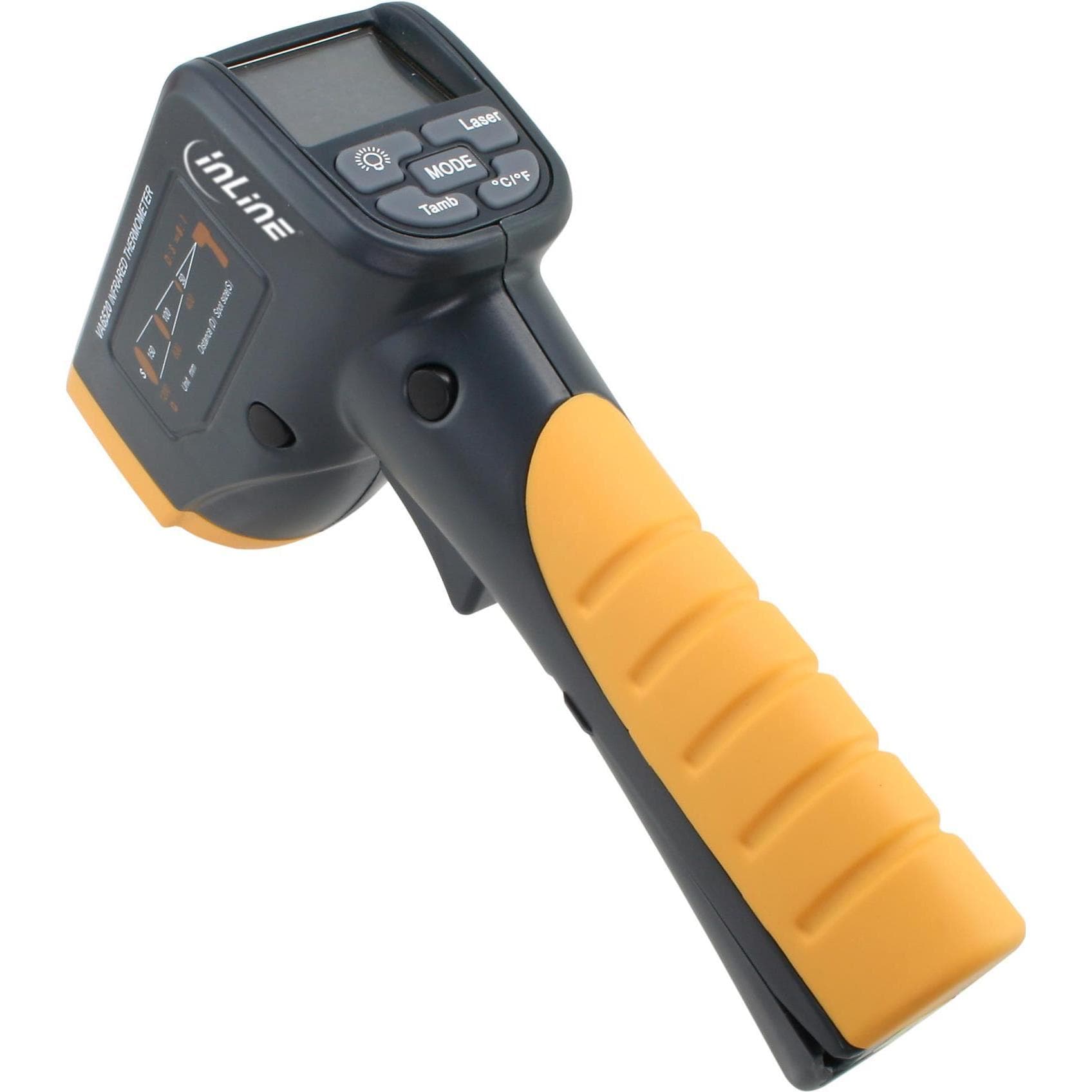 InLine, Infrarotthermometer, IR Temperatursensor mit LCD-Display