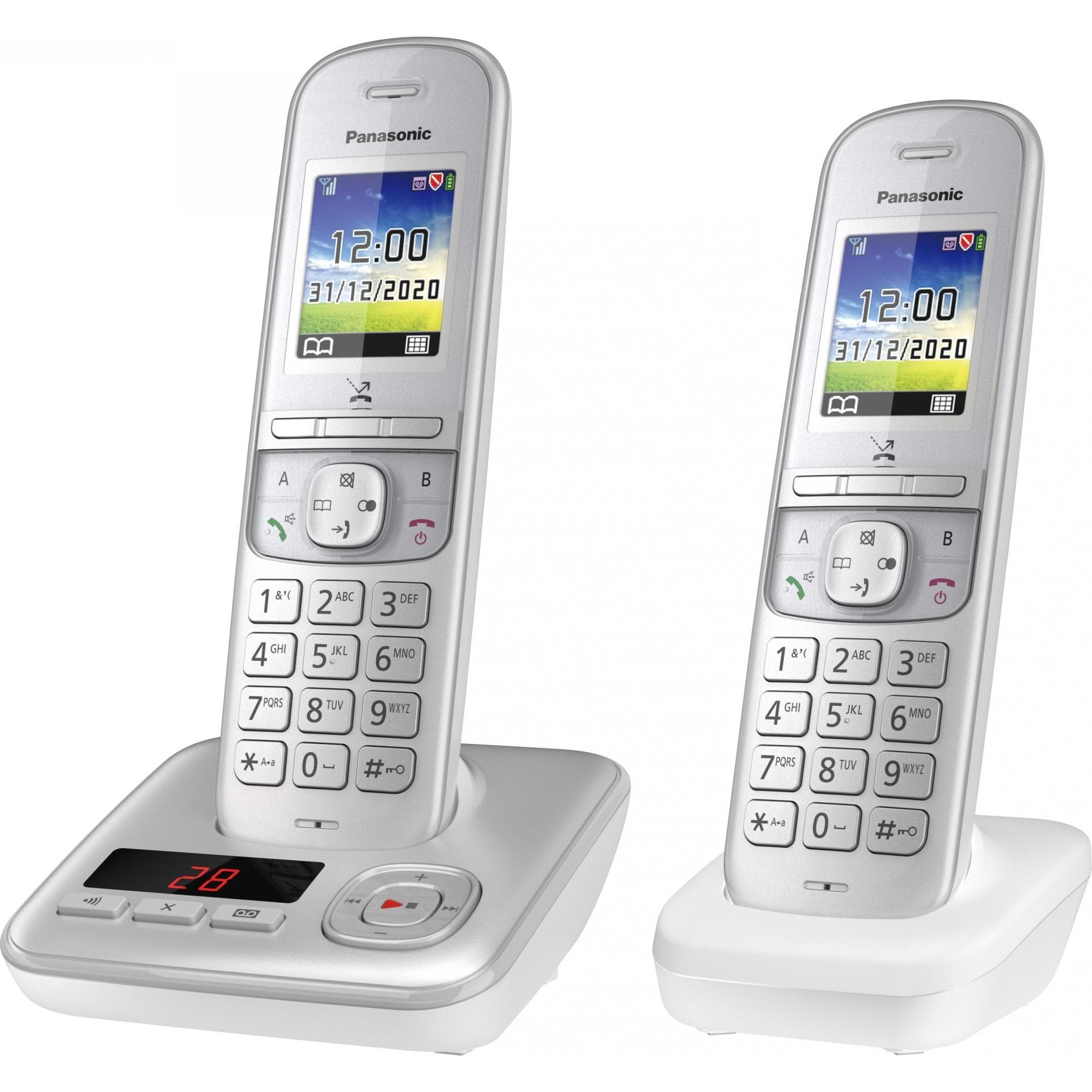 Panasonic KX-TGH722GG, Telefon, Silber