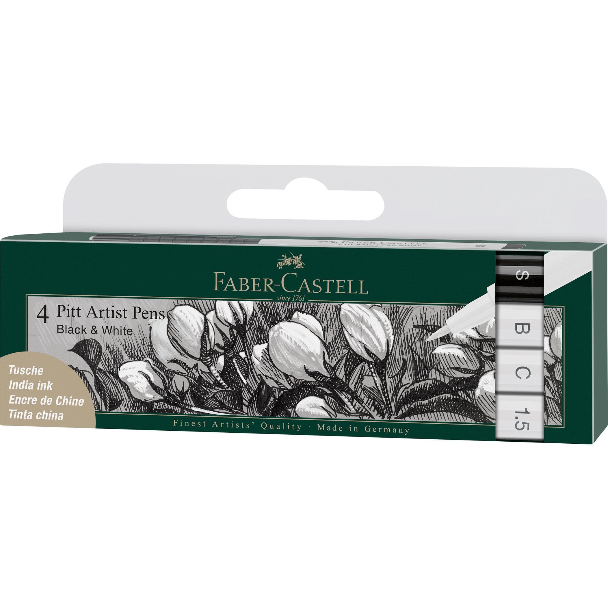 Faber-Castell, Malstifte, PITT Artist Pen Tuschezeichne (4x)