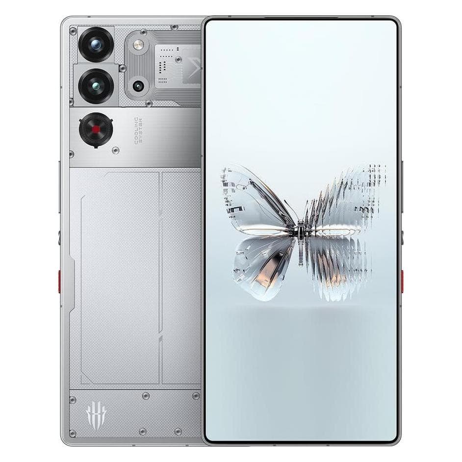 Nubia RedMagic 10 Pro (512 GB, cyclone, Grau, Weiss, 6.85", Dual SIM, 5G), Smartphone, Weiss, Grau