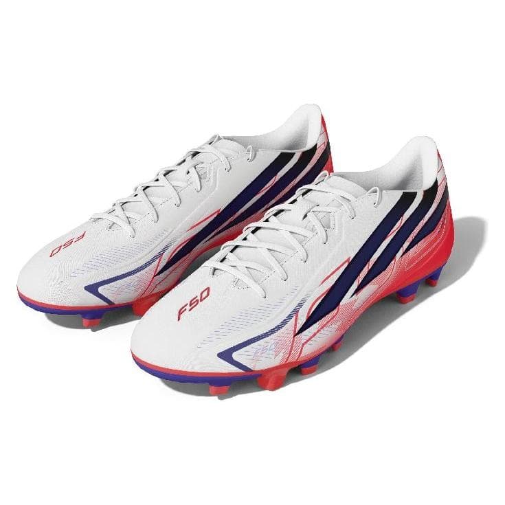 Adidas, Herren, Fussballschuhe, F50 HYPERFAST CLUB FG/MG Mehrfarbig/Weiss, 40 (40), Mehrfarbig, Weiss