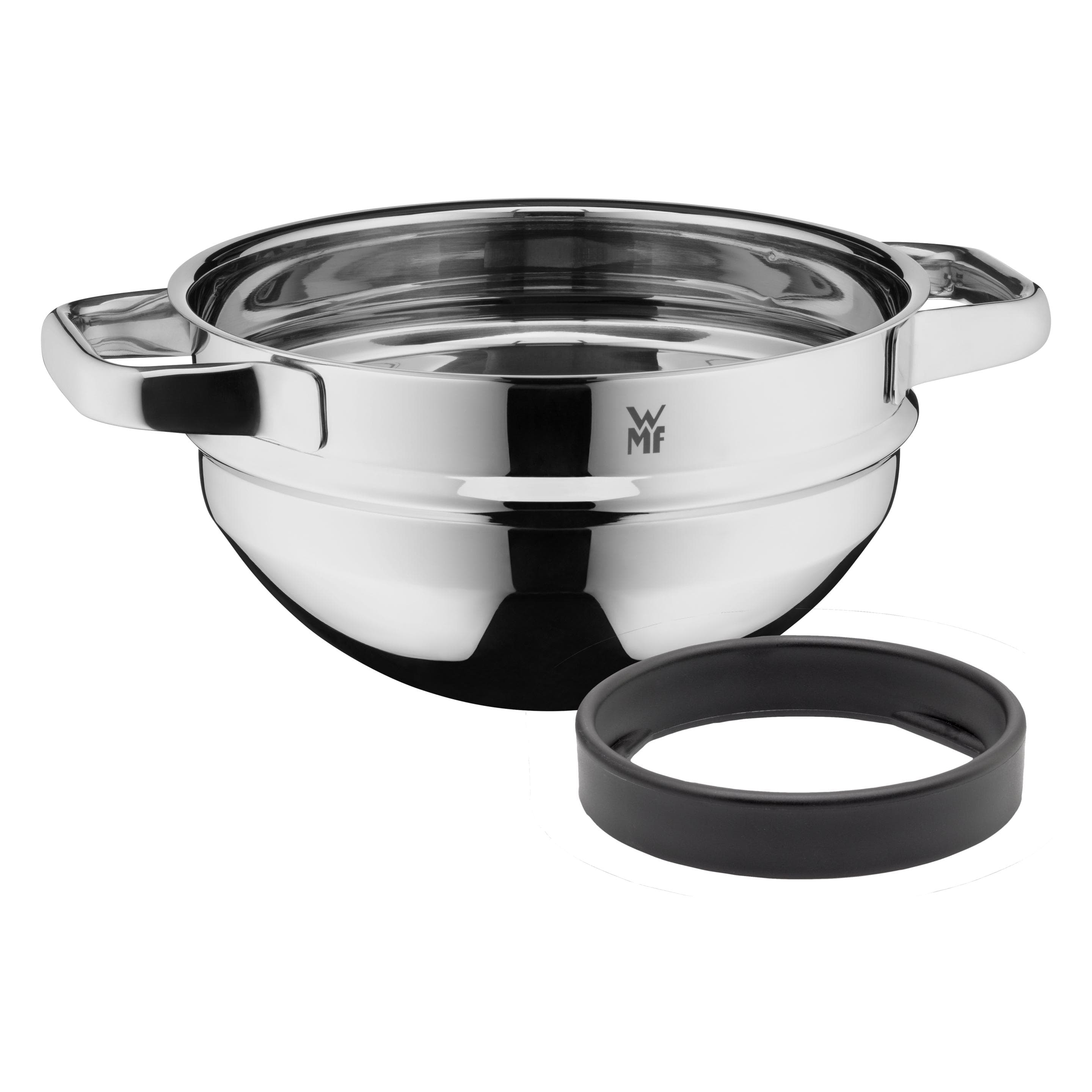 WMF Compact Cuisine Rührschüssel, 24 cm, Schüssel + Schale, Silber