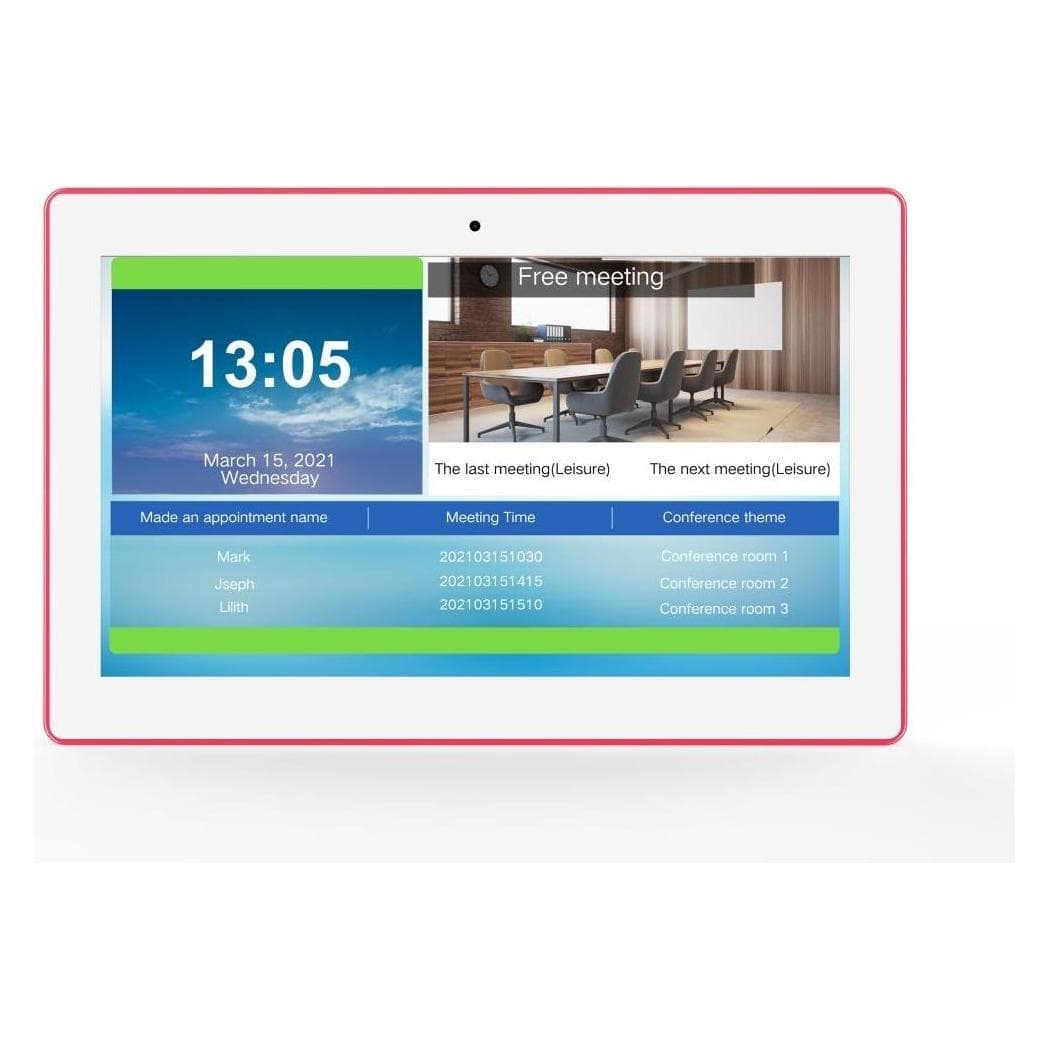 Allnet Meetingraum RGB LED Tablet 15 Zoll RK3399 weiss Android 10 und NFC/RFID (15", 16 GB, weiss), Tablet, Weiss