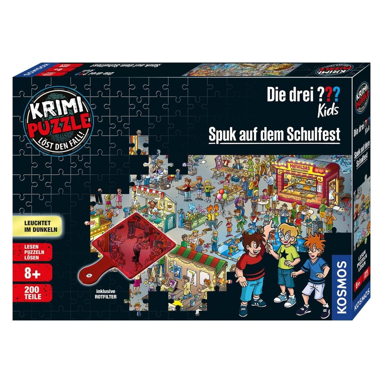 Kosmos Die drei??? Kids - Spuk auf dem Schulfest (200 Teile)