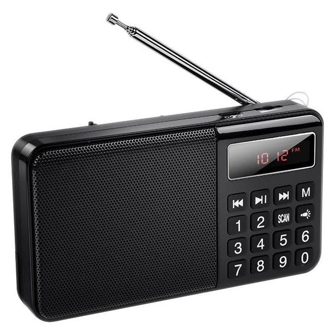 Hoco Other Computer Accessory Portable radio HI50 black (AM, FM, Bluetooth), Radio, Schwarz