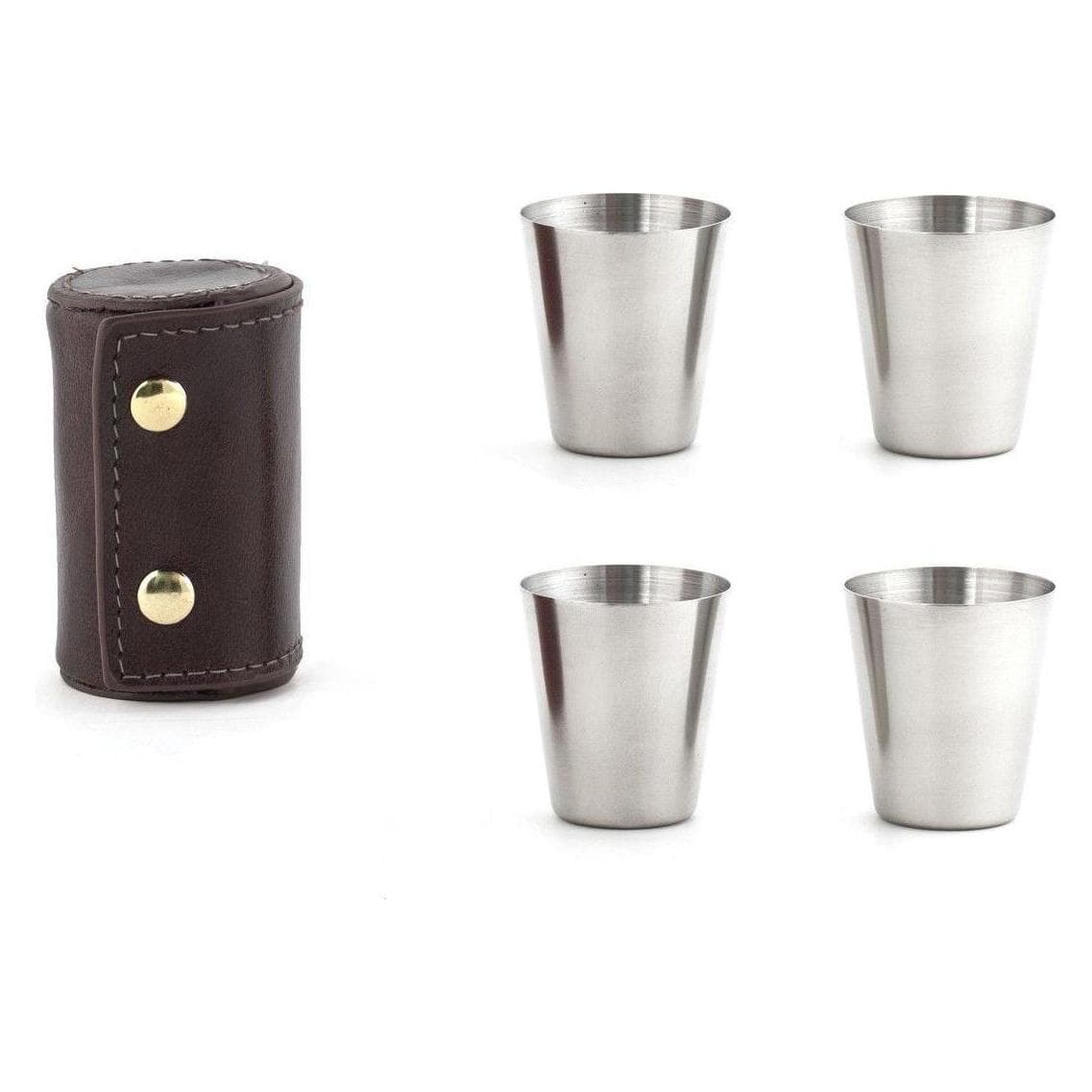 Kikkerland Shot, Cocktailgläser, Silber