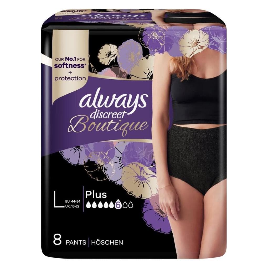 Always, Inkontinenzhygiene, Discreet (8x, Large)