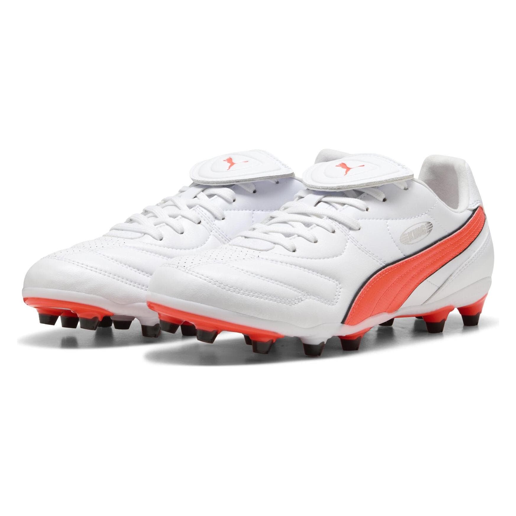 Puma, Unisex, Fussballschuhe, King Liga Fg/Ag (39), Rot, Weiss