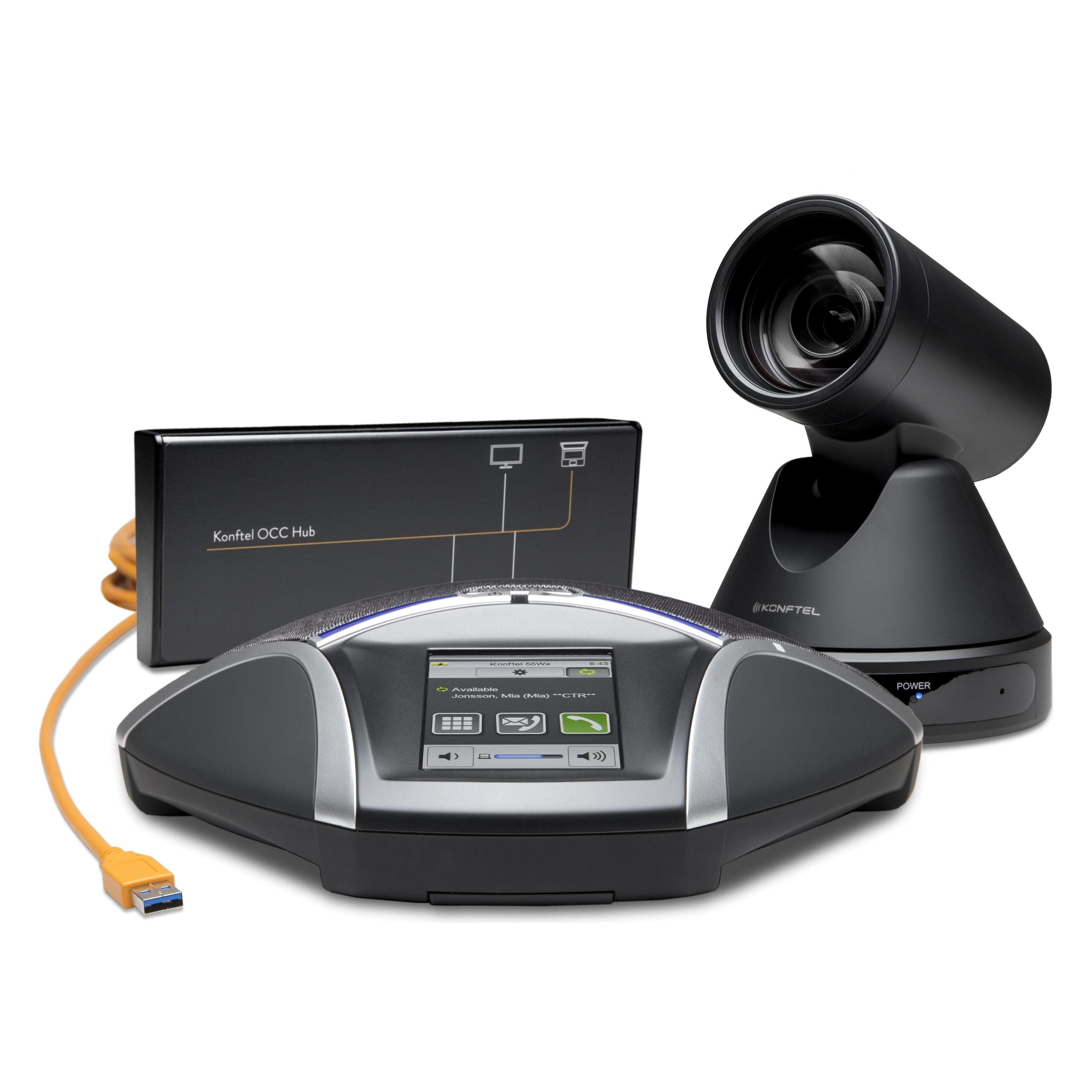 Konftel C50300Wx Hybrid Premium Package, Konferenzgerät, Schwarz