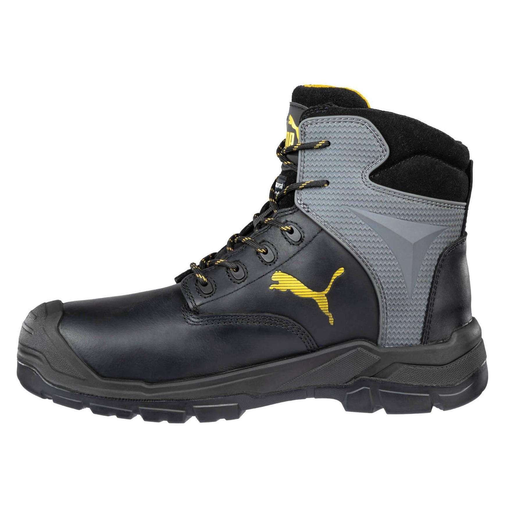 Puma, Sicherheitsschuhe, Schnürstiefel BORNEO MT MID, WR M AN CI HI HRO SRC S3, Gr.45 (S3, 45)